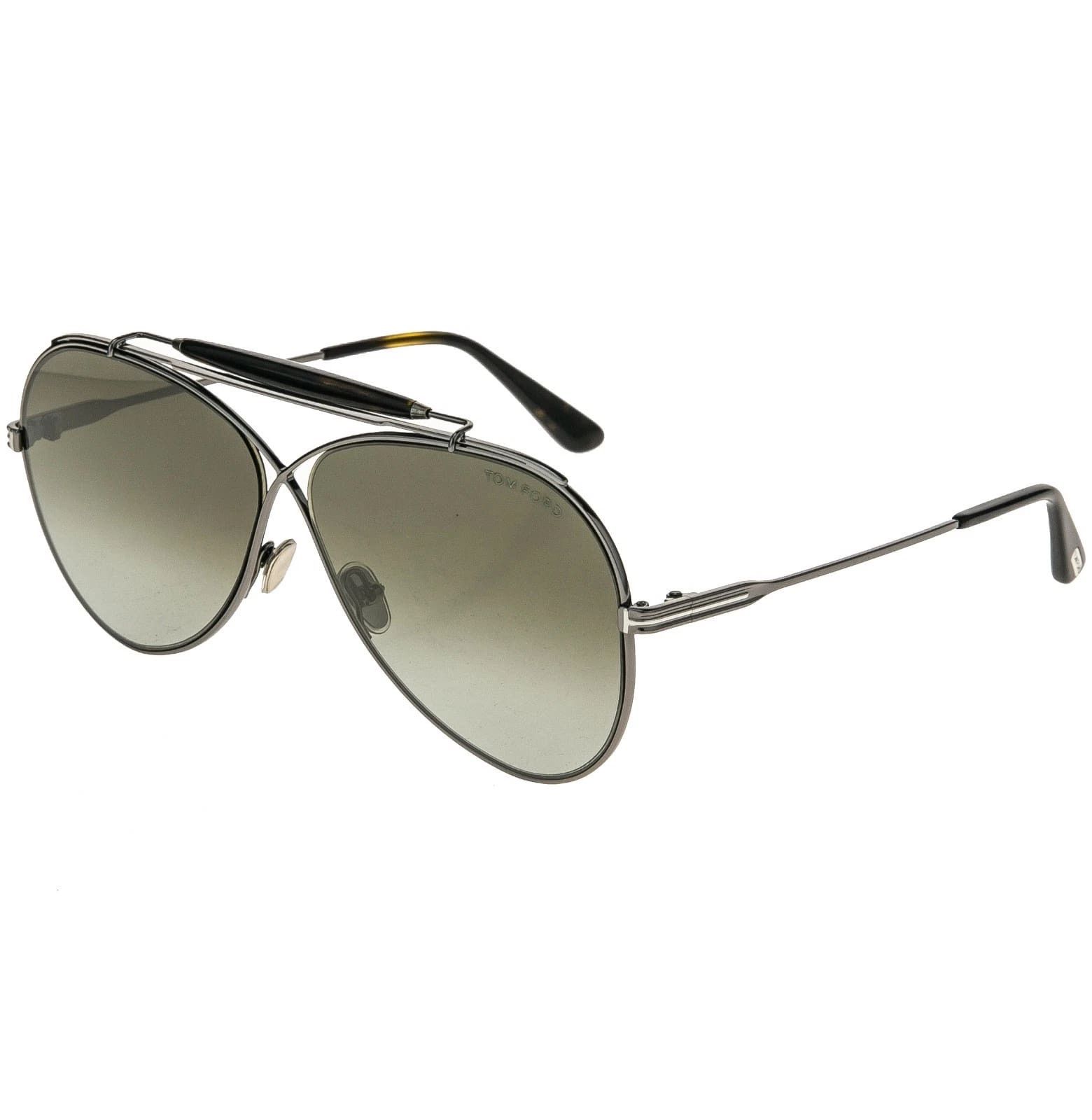 Tom Ford TOM FORD HOLDEN TF818 08G Gray Aviator Sunglasses 818 FT0818 Size ONE SIZE - 7 Thumbnail