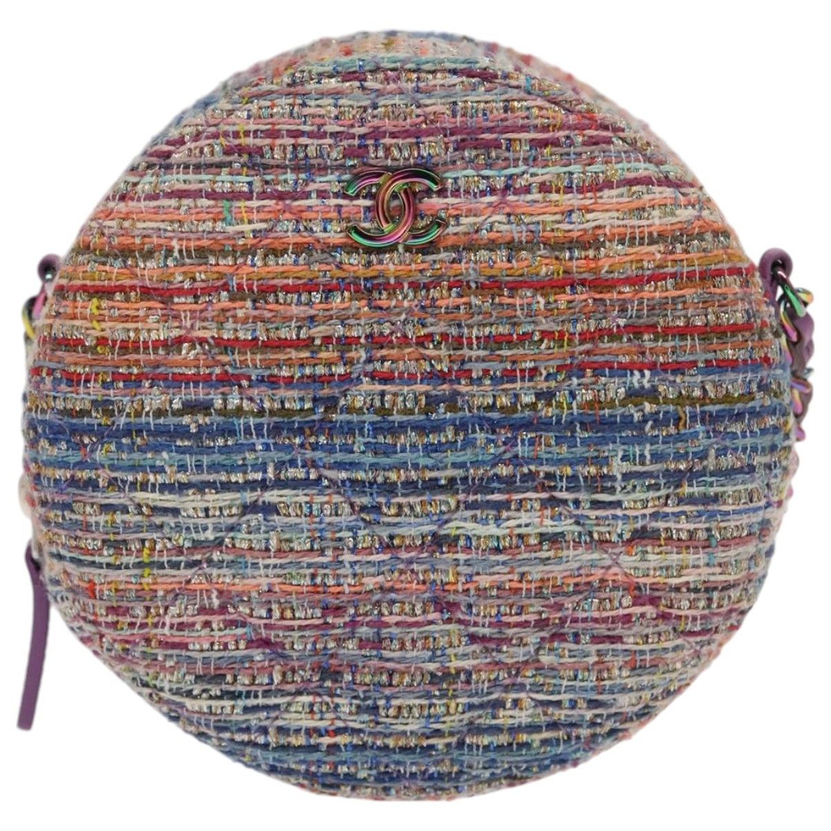 Chanel Cc Multicolour Cotton Shoulder Bag (Pre-Owned) Size ONE SIZE - 1 Thumbnail