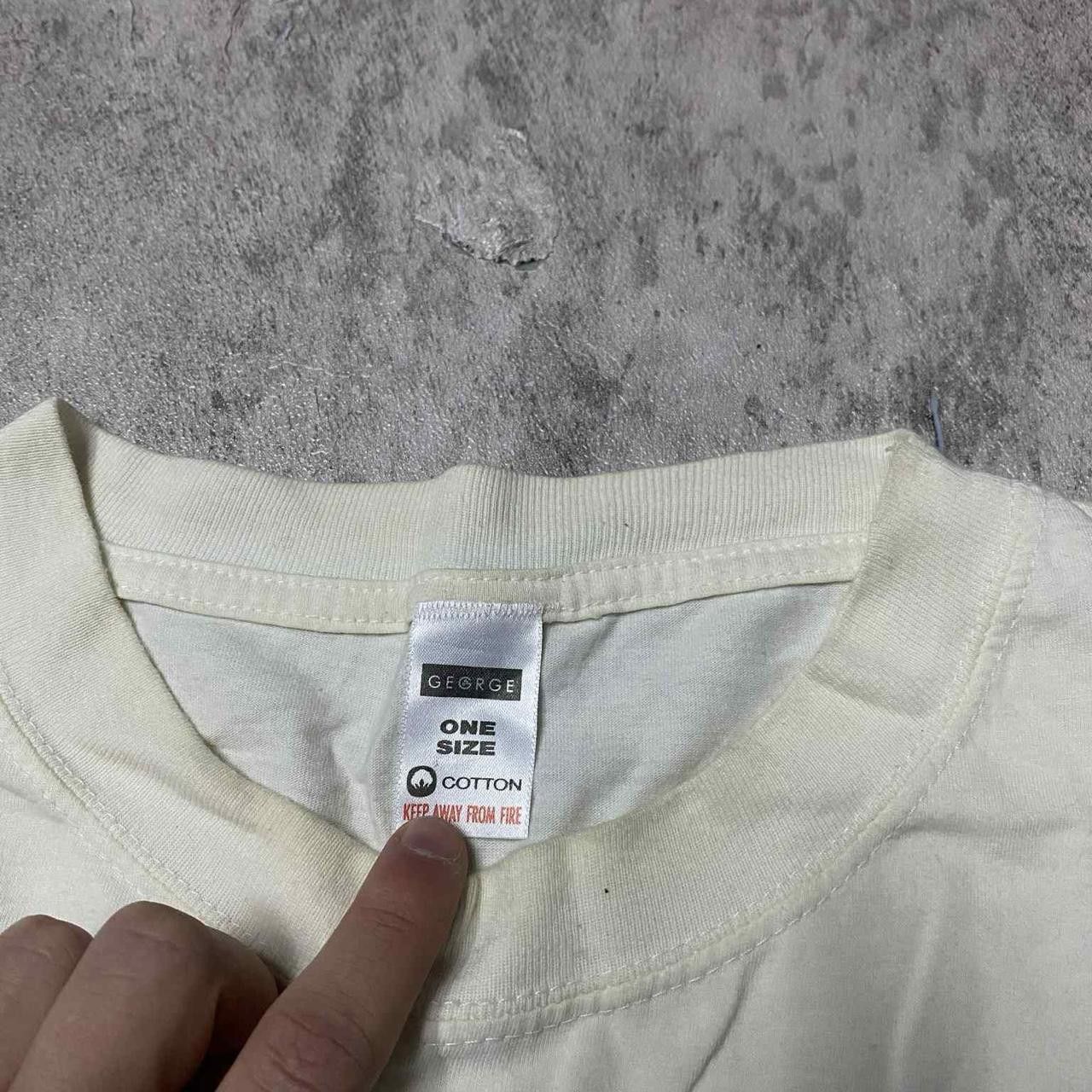 Other 1990s white vintage cotton football fan tee football Size US XL / EU 56 / 4 - 6 Thumbnail