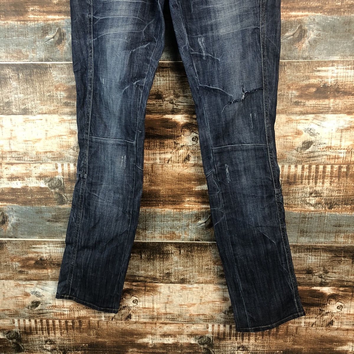 Japanese Brand TRF Denim Distressed Denim Pants #A2113 Size 28" / US 6 / IT 42 - 6 Thumbnail