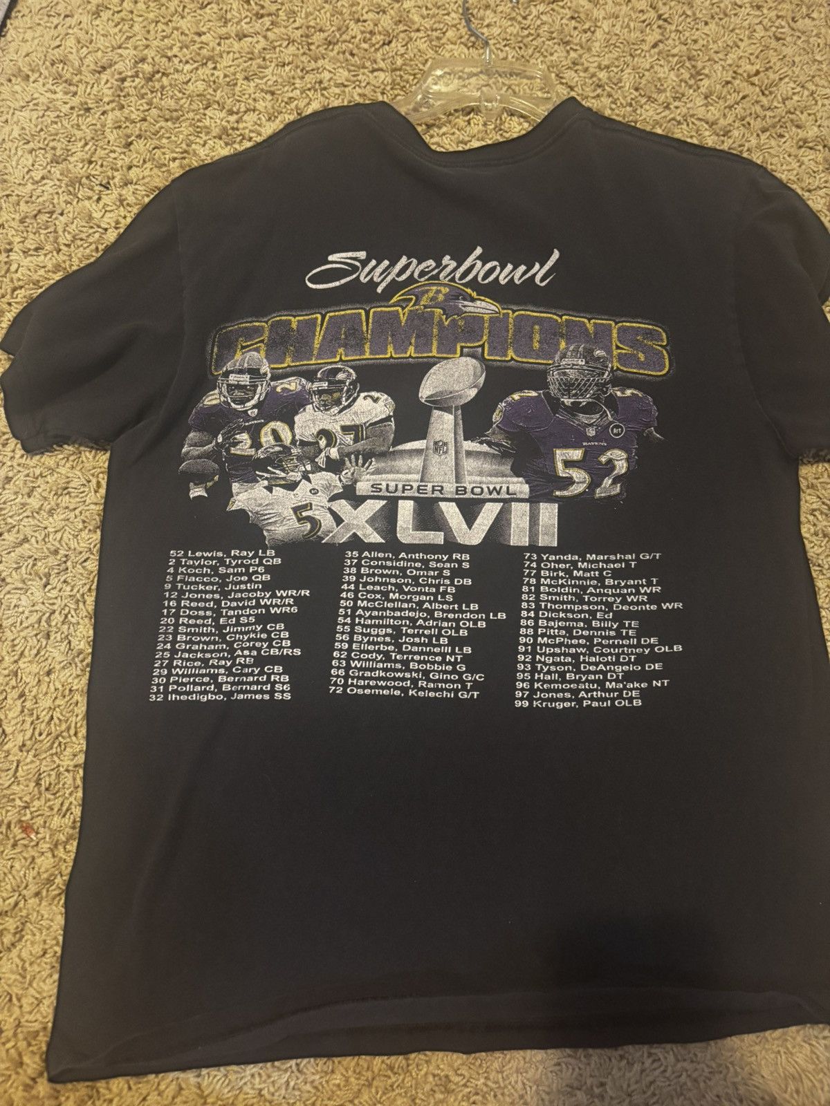 Vintage Vintage Ravens super bowl T-shirt Size US M / EU 48-50 / 2 - 2 Thumbnail