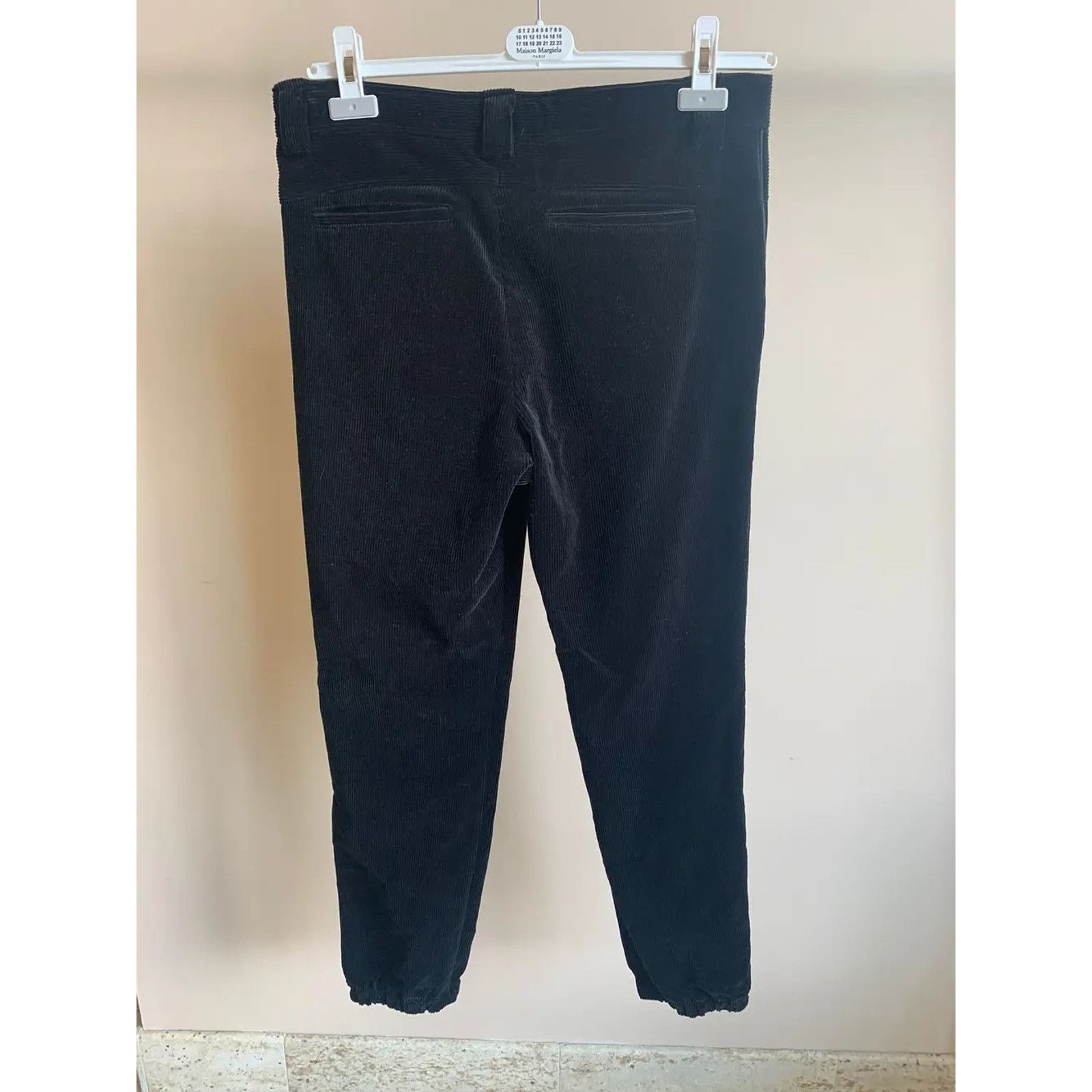 Saint Laurent Paris o1rshd1 Corduroy Drawstring Pants in Black Size US 34 / EU 50 - 9 Thumbnail