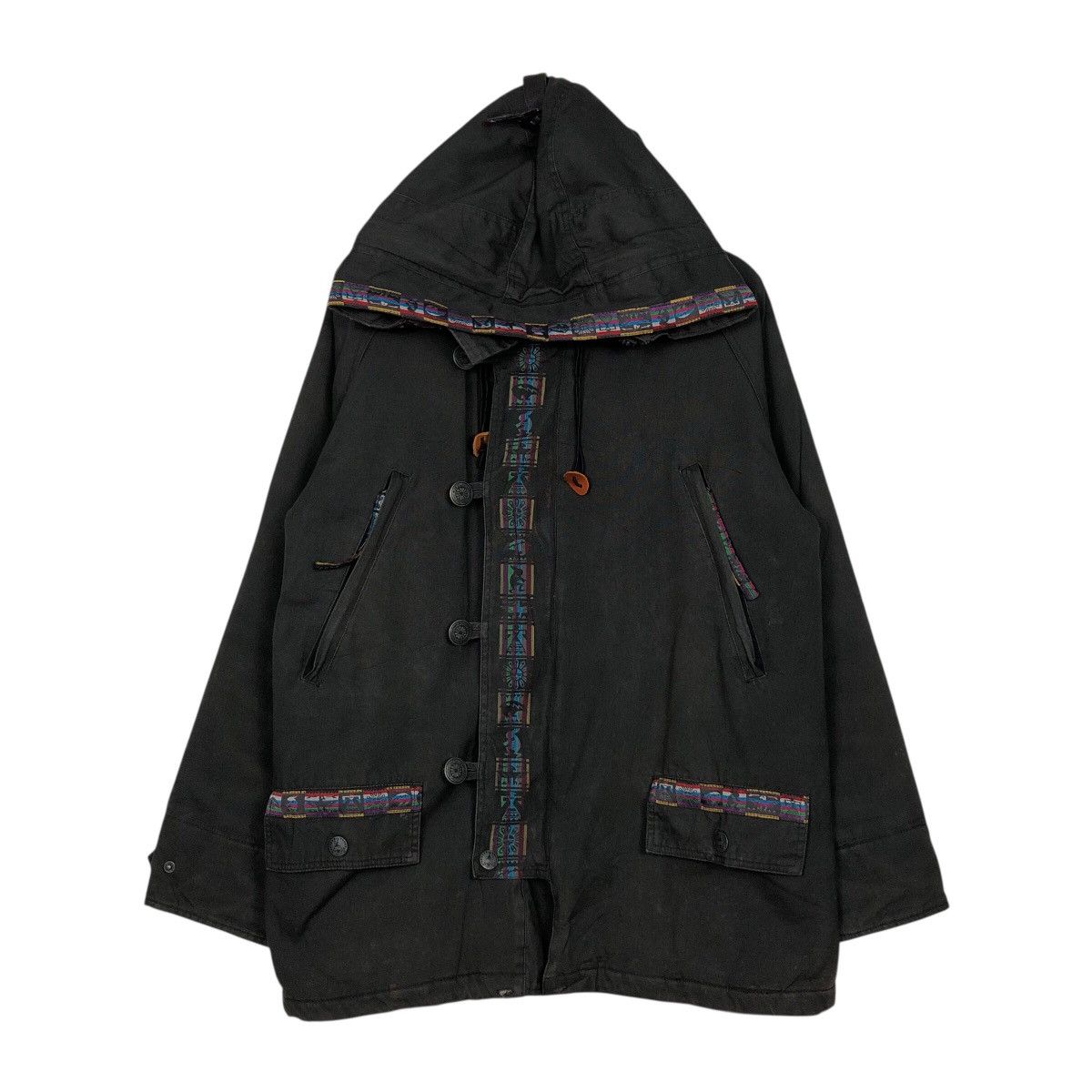 Japanese Brand 📌Vintage Chore Jacket Hoodie Titicaca Duck Canvas Size US L / EU 52-54 / 3 - 2 Thumbnail