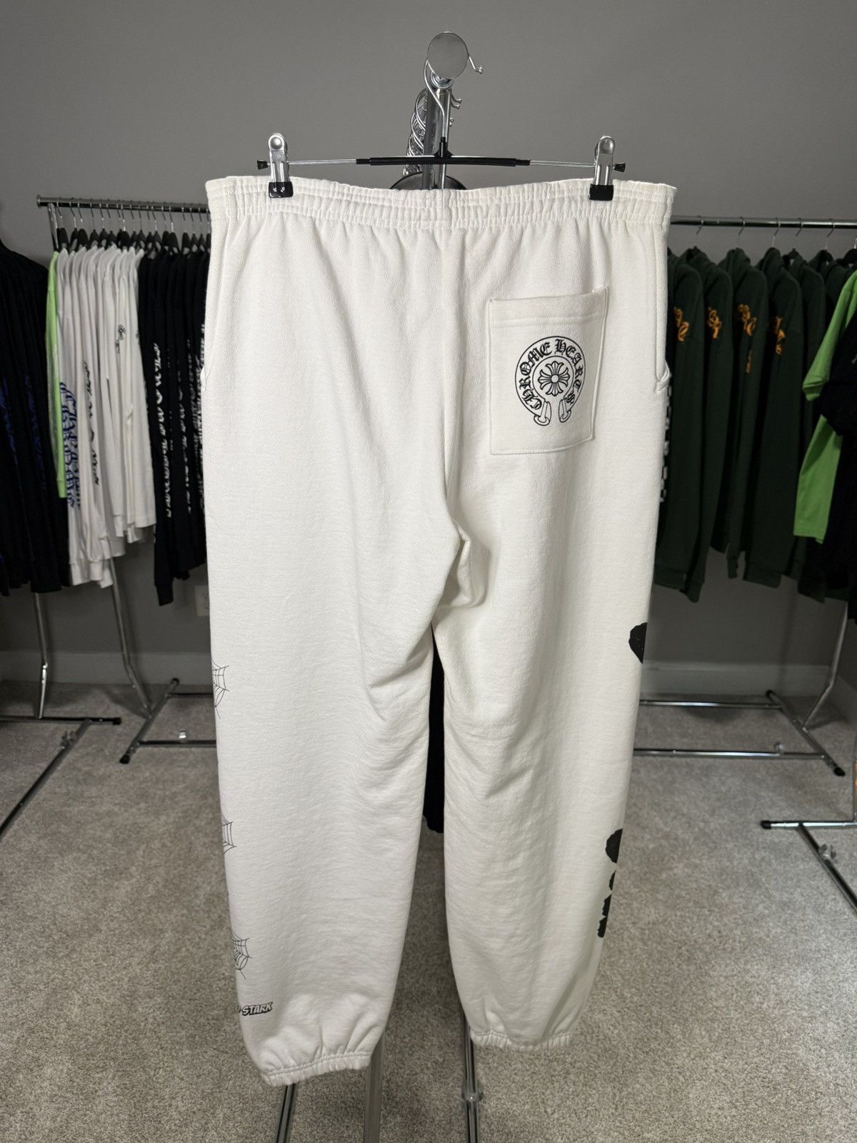 Chrome Hearts Chrome Hearts White Deadly Doll Sweatpants Size US 36 / EU 52 - 2 Thumbnail