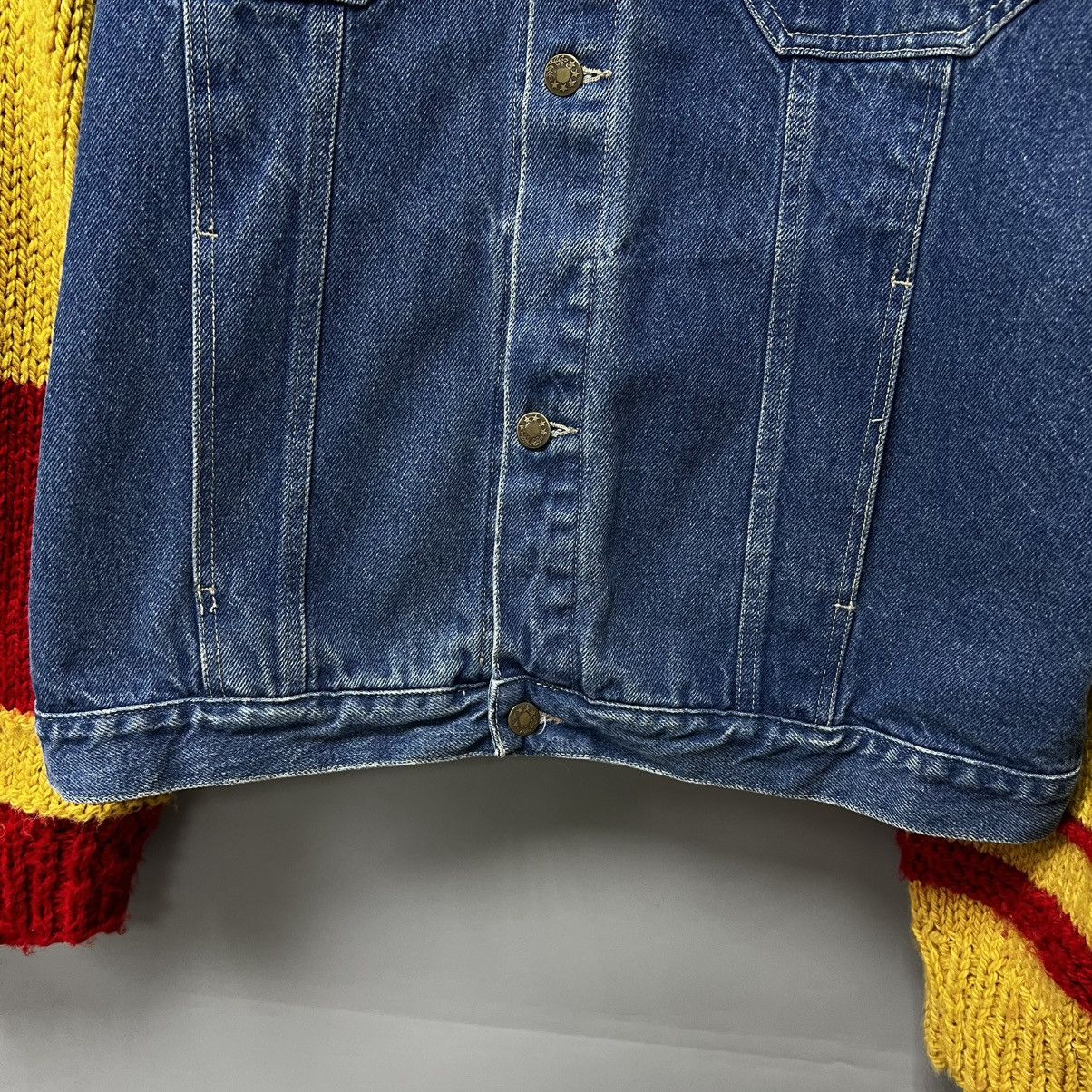 Marlboro × Vintage Vintage Marlboro Denim Jacket with sweater sleeve y2k Size US XL / EU 56 / 4 - 7 Thumbnail