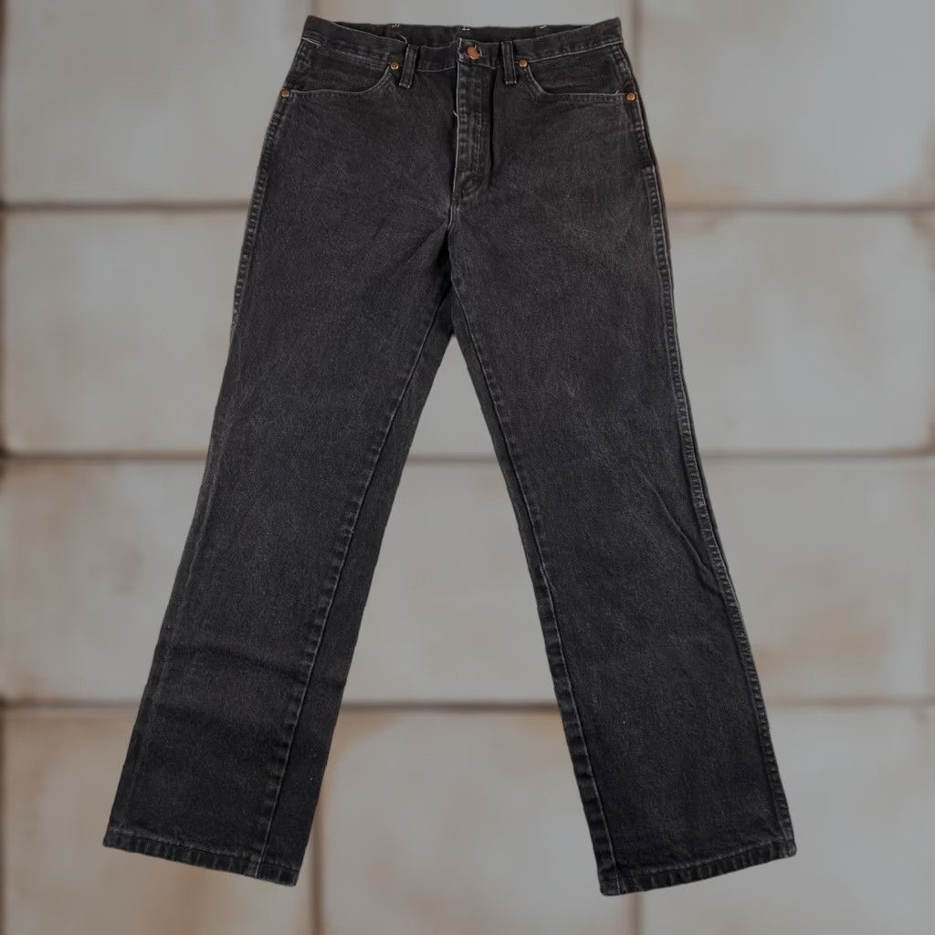 Wrangler Wrangler Jeans Mens 34x32 Black Denim Cowboy Cut Rodeo 936WBK Wrangler Cowboy Cut Jeans Mens 34x32 Black Denim Cowboy Cut Rodeo 936WBK Size US 34 / EU 50 - 1 Thumbnail