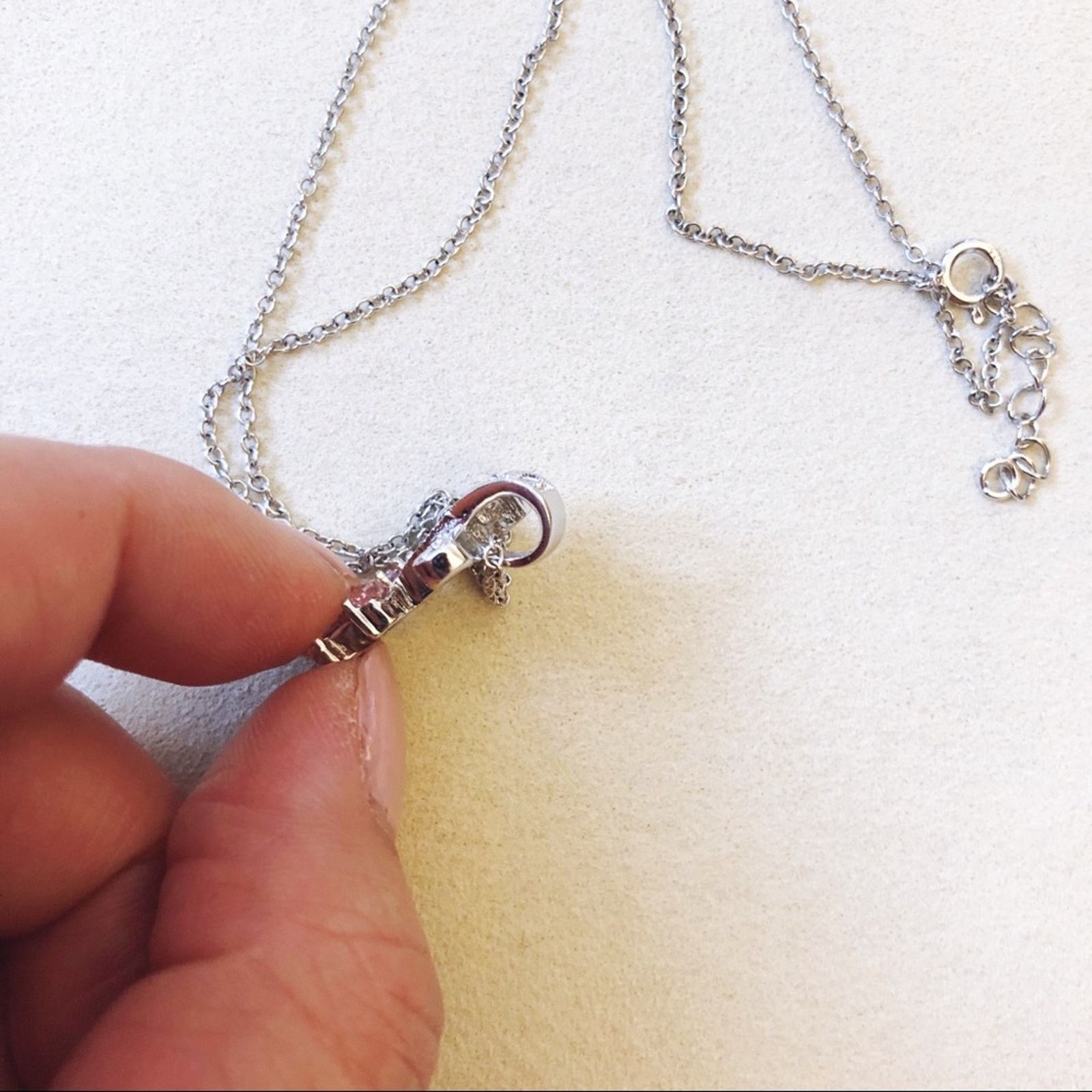 Other Sterling Silver Multi Crystals Flowers Necklace Size ONE SIZE - 8 Thumbnail