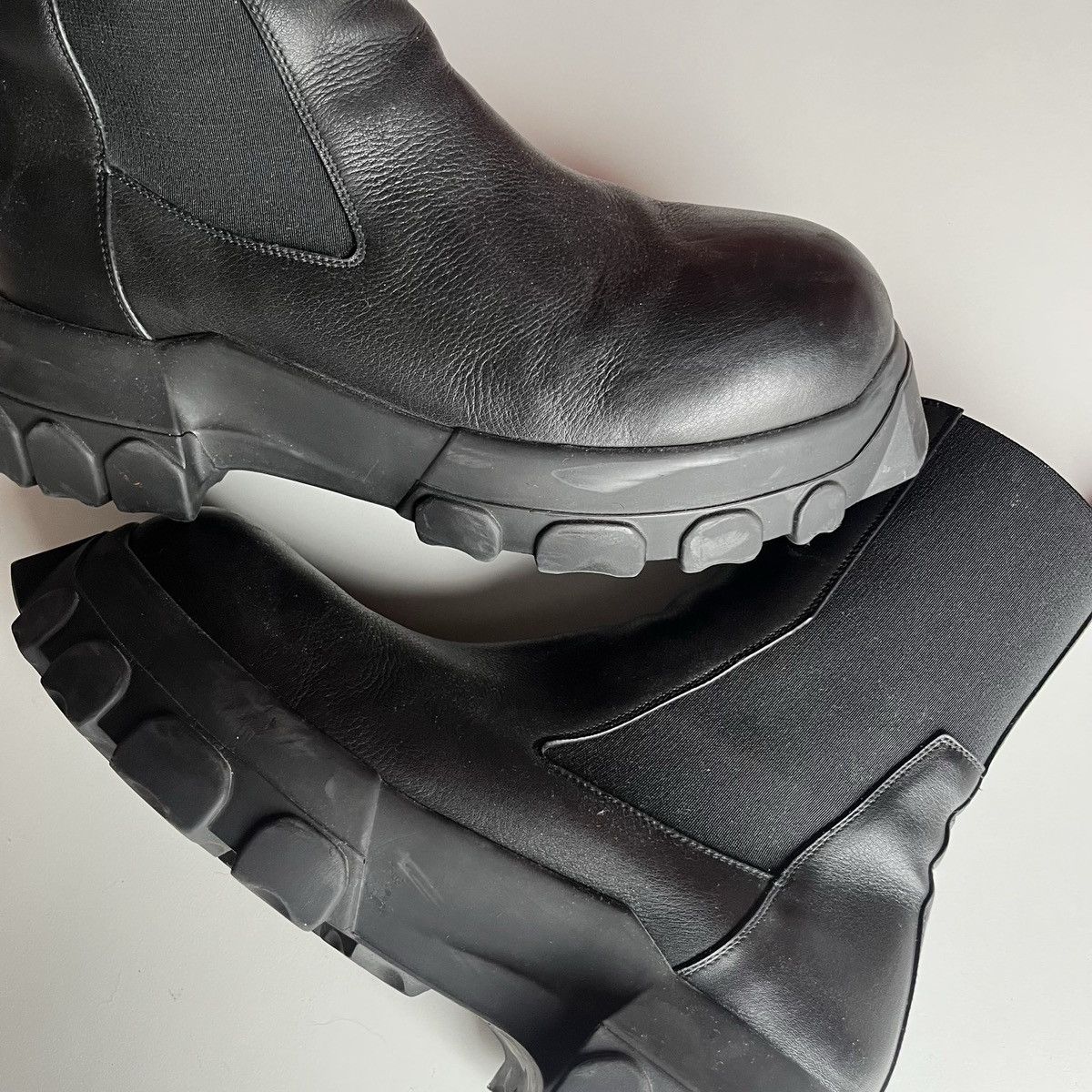 Rick Owens Rick Owens Black Leather Boots Size US 10.5 / EU 43-44 - 2 Thumbnail