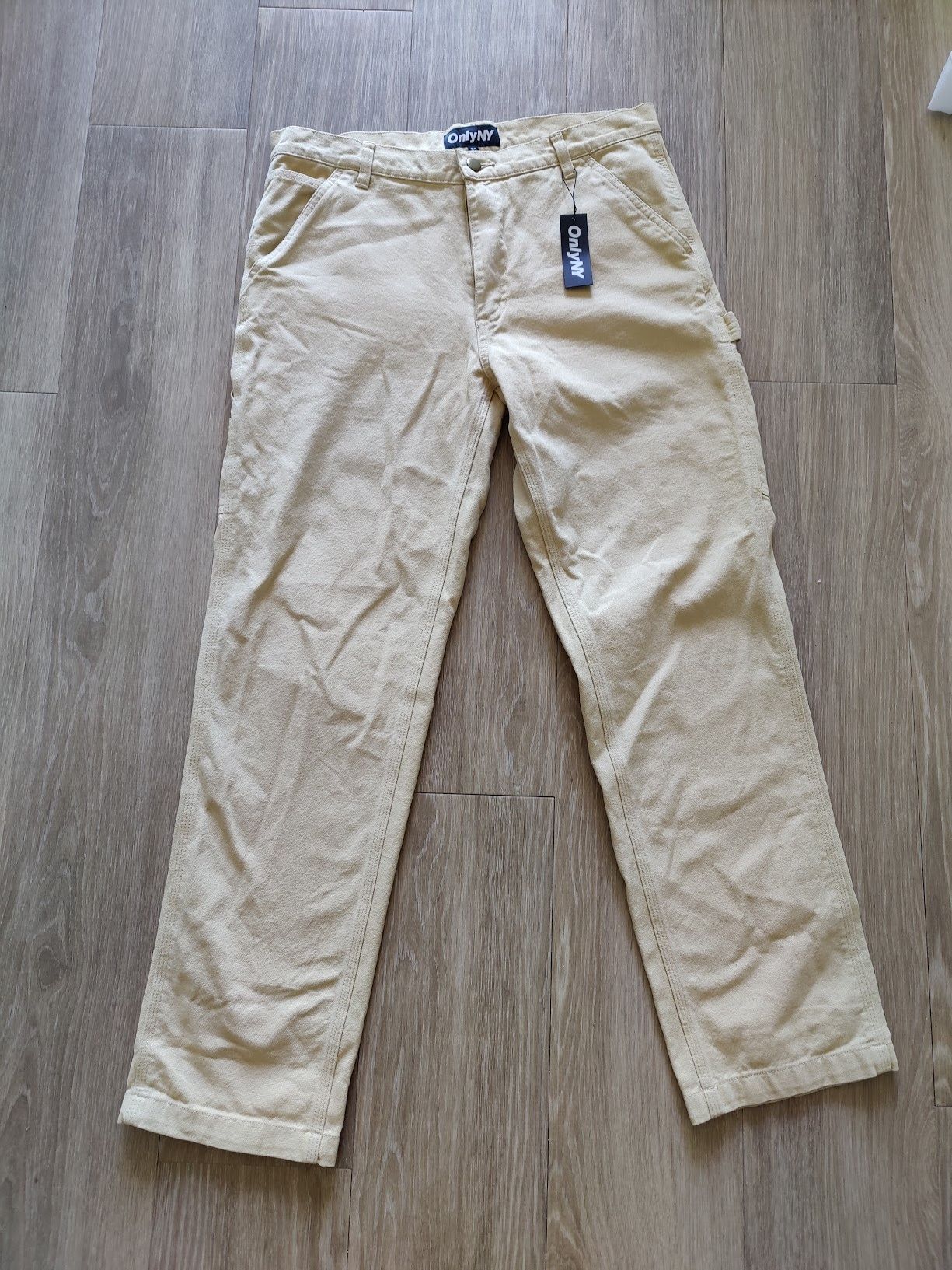 Only NY Only NY Carpenter Work Pants Yellow Size US 32 / EU 48 - 1 Thumbnail