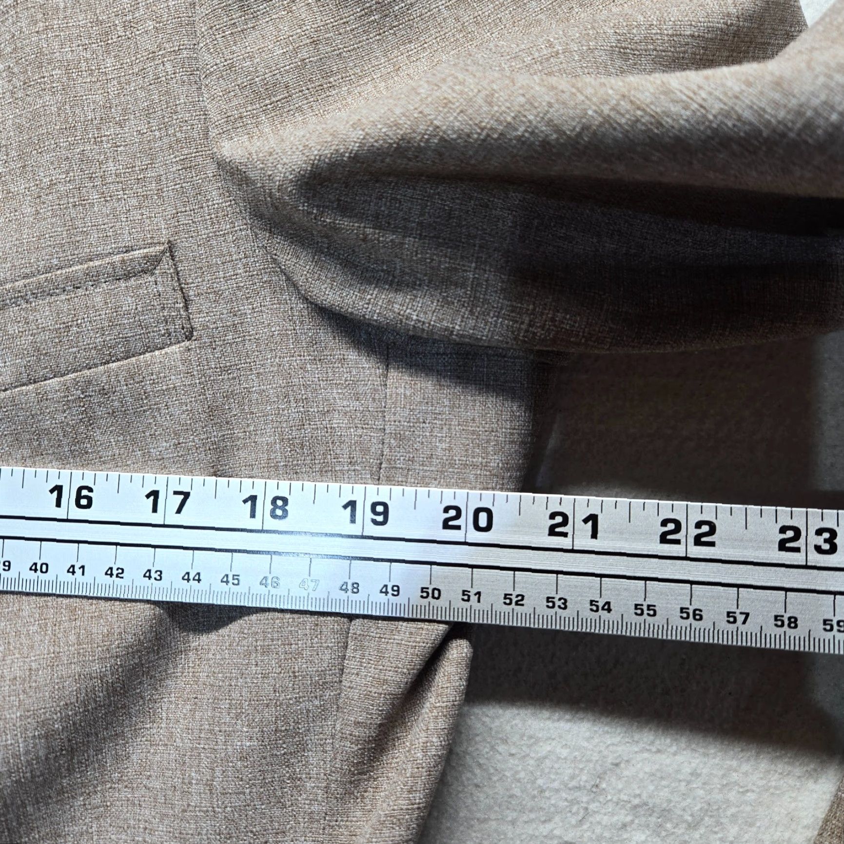 Vintage Oakton Perma-Rest Gray Blazer Jacket Adult Men 44R Size 44 Polyester Solid Button Pockets Casual Workwear Formal Coat Size 44R - 7 Thumbnail