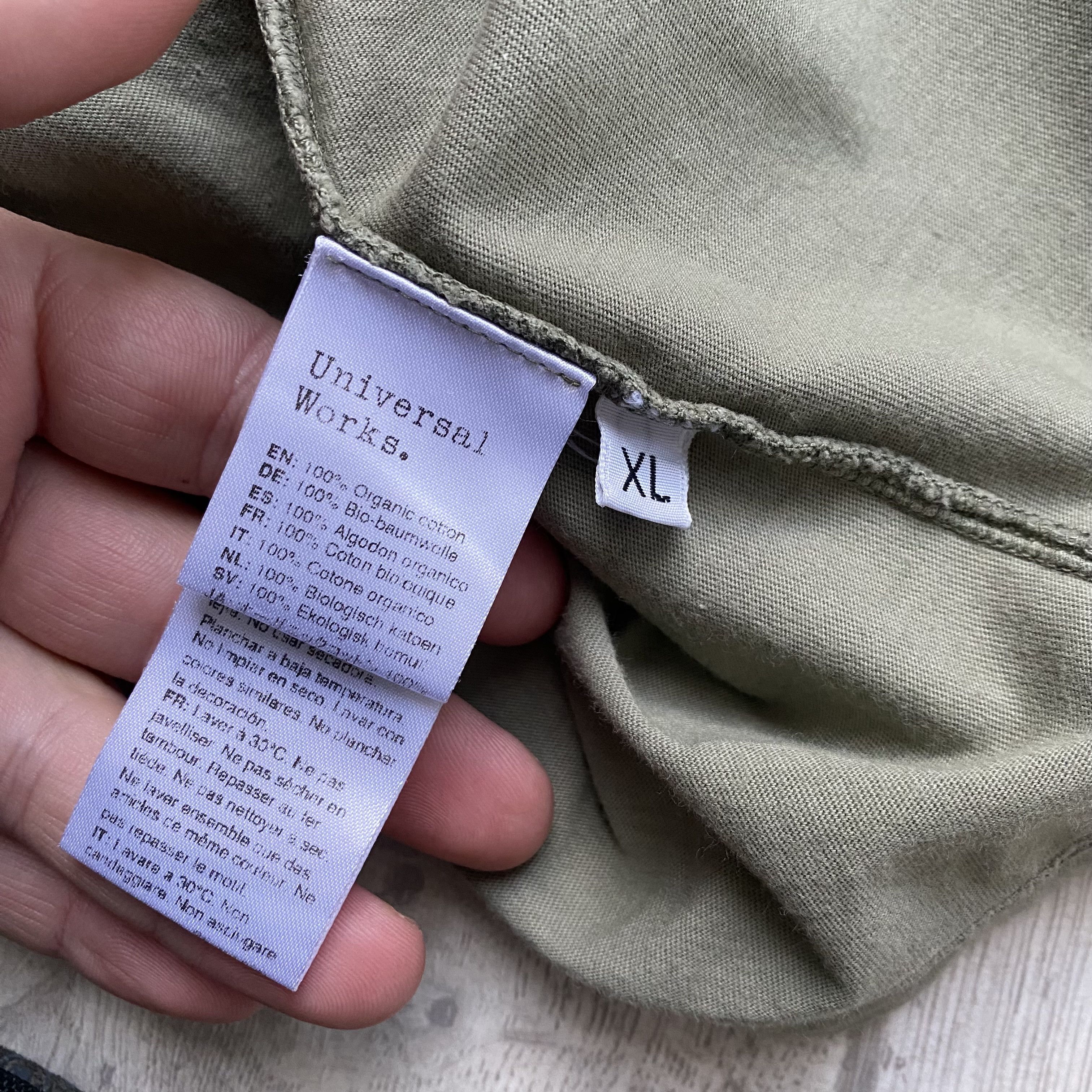 Universal Works 🔨 Universal works tee printed pocket khaki Size US XL / EU 56 / 4 - 7 Thumbnail
