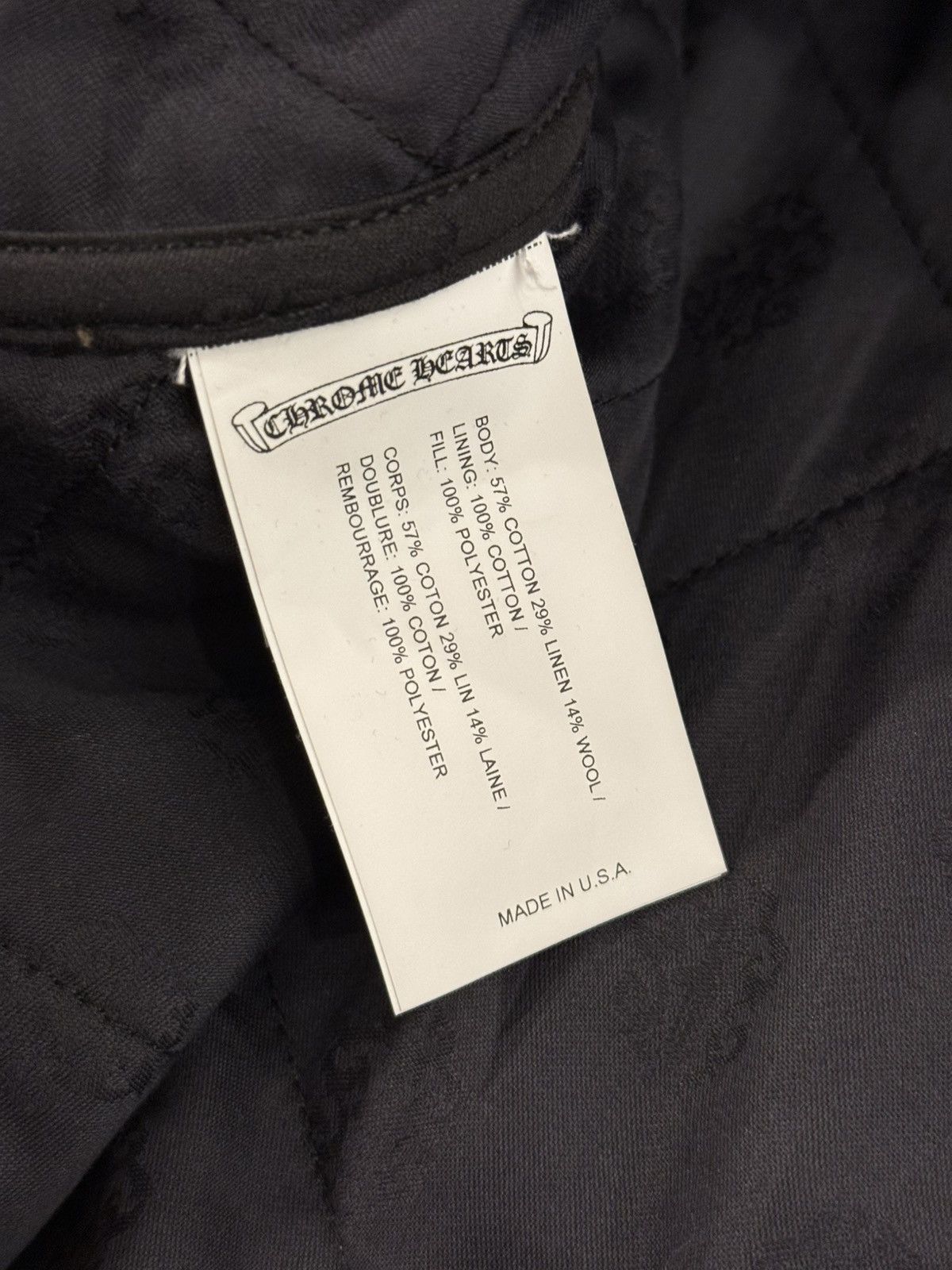 Chrome Hearts Olive Green Quilted & Lined Work Dog Jacket Size US XL / EU 56 / 4 - 6 Thumbnail
