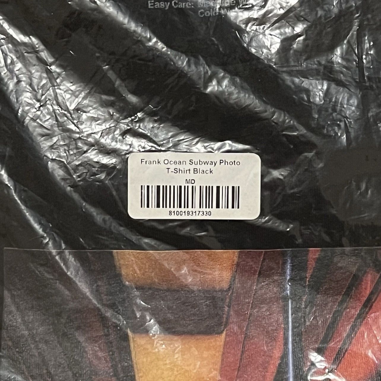 Other Blonded Frank Ocean Subway Photo Black T Shirt Medium Sealed Size US M / EU 48-50 / 2 - 3 Thumbnail