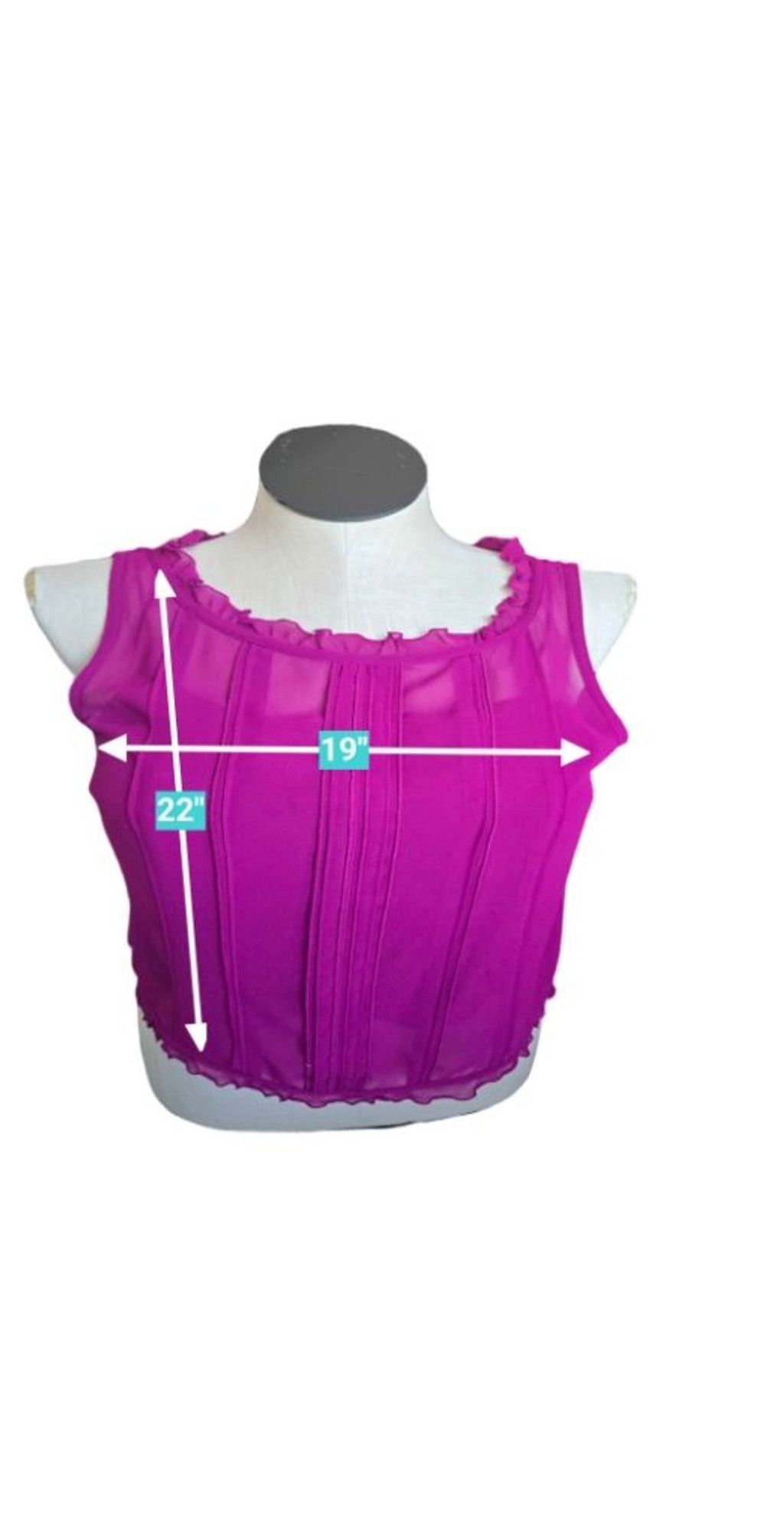 Ann Taylor Women's Ann Taylor Purple Sleeveless Tank Top Size 8 Size M / US 6-8 / IT 42-44 - 5 Thumbnail