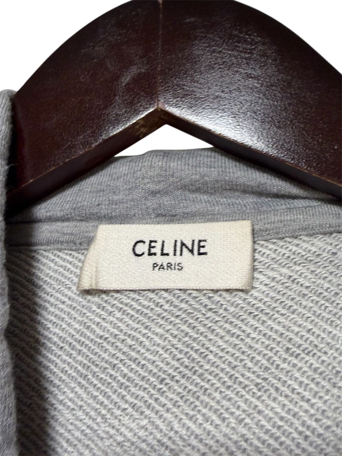 Celine Celine Women’s Cashmere Cotton Blend Classic Logo Hoodie XS Size XS / US 0-2 / IT 36-38 - 4 Thumbnail