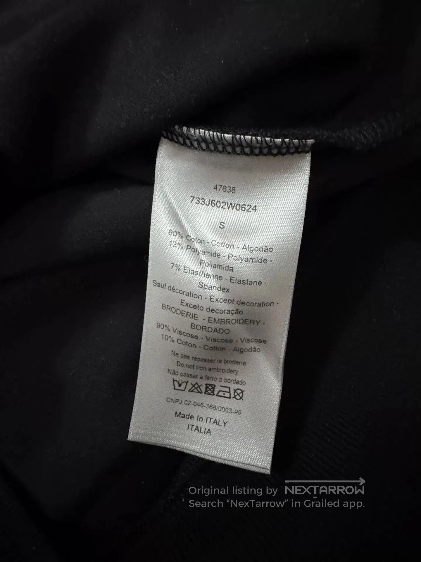Dior Diorhomme Black Pullover Hoodie. Size US S / EU 44-46 / 1 - 3 Thumbnail
