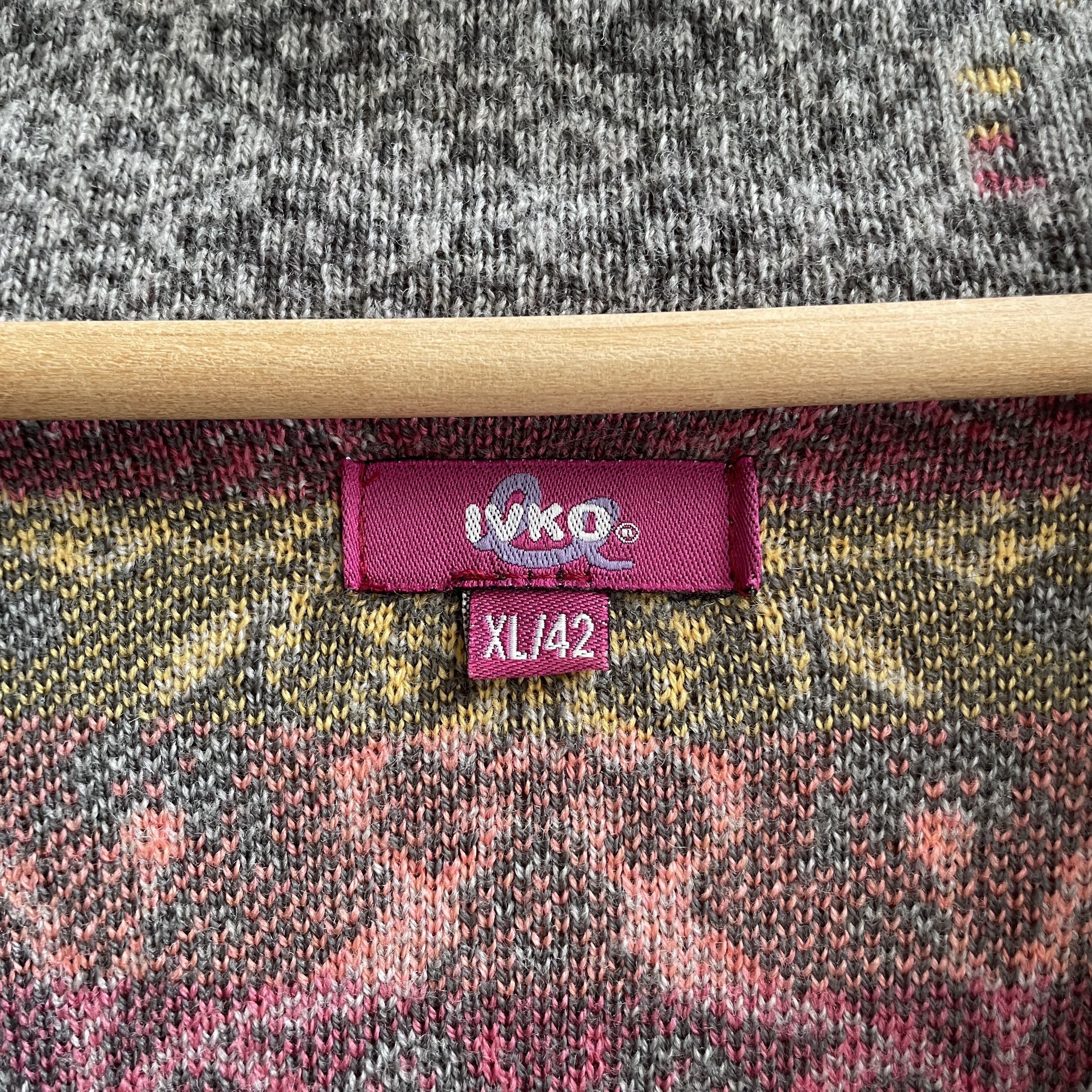 Other IVKO Vintage Floral Wool Long Cardigan Size XL Size XL / US 12-14 / IT 48-50 - 7 Thumbnail