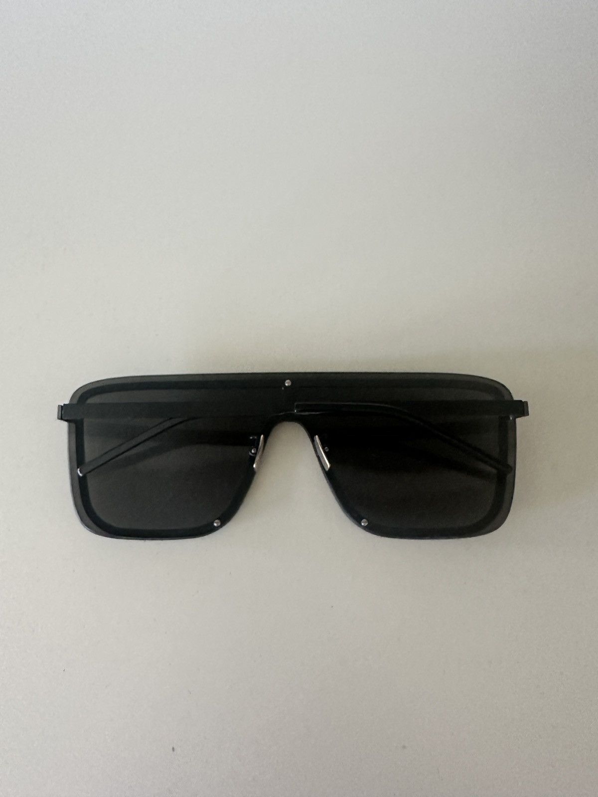 Saint Laurent Paris Saint Laurent metal MASK sunglasses Size ONE SIZE - 3 Thumbnail
