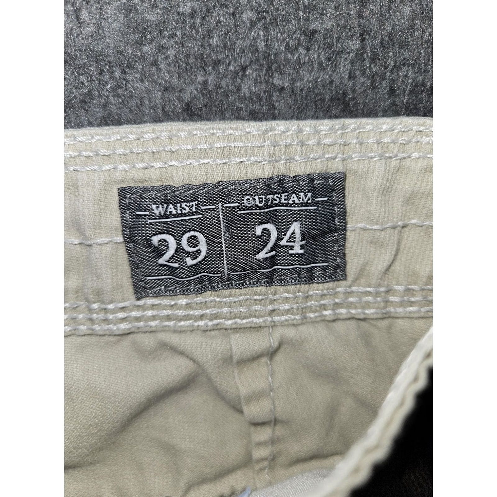 BKE BKE Cargo Shorts Mens 29 Beige Khaki Clyde Standard Fit Utility Pockets Casual Size US 29 - 3 Thumbnail