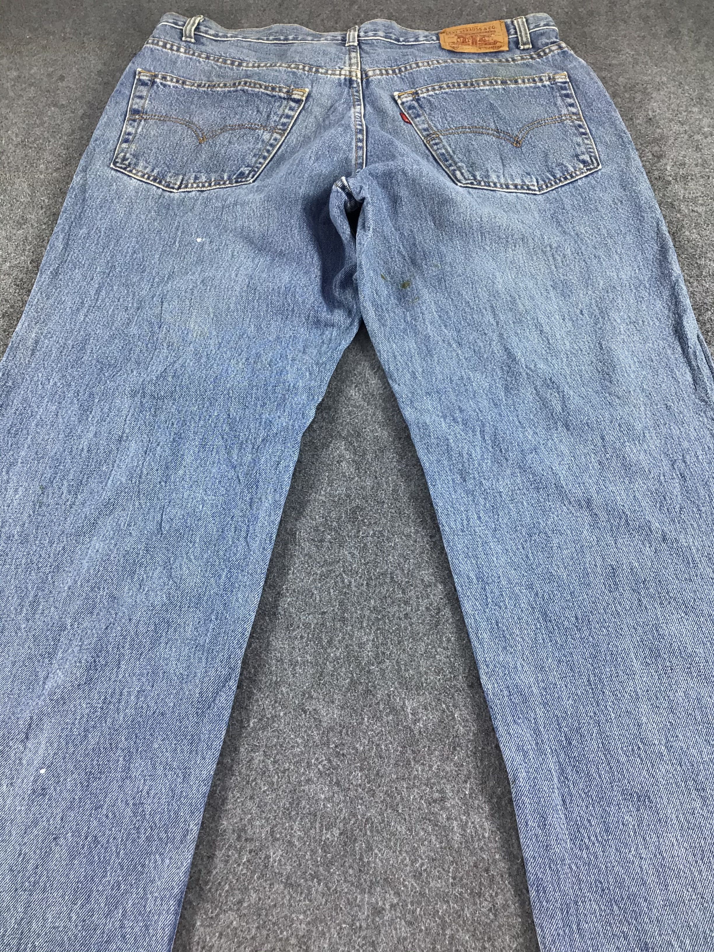 Levi's Vintage Levis 550 Jeans Dirty Medium Wash -J535 Size US 39 - 4 Thumbnail