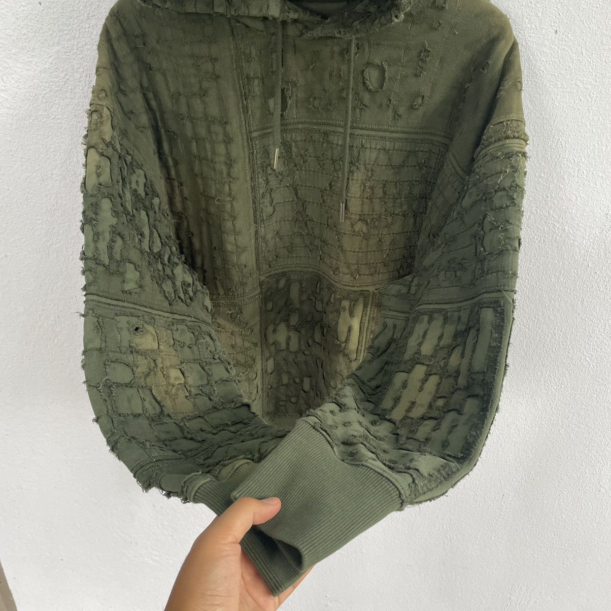 Givenchy Givenchy 22ss boro hoodie destroyed Size US XXL / EU 58 / 5 - 13 Thumbnail