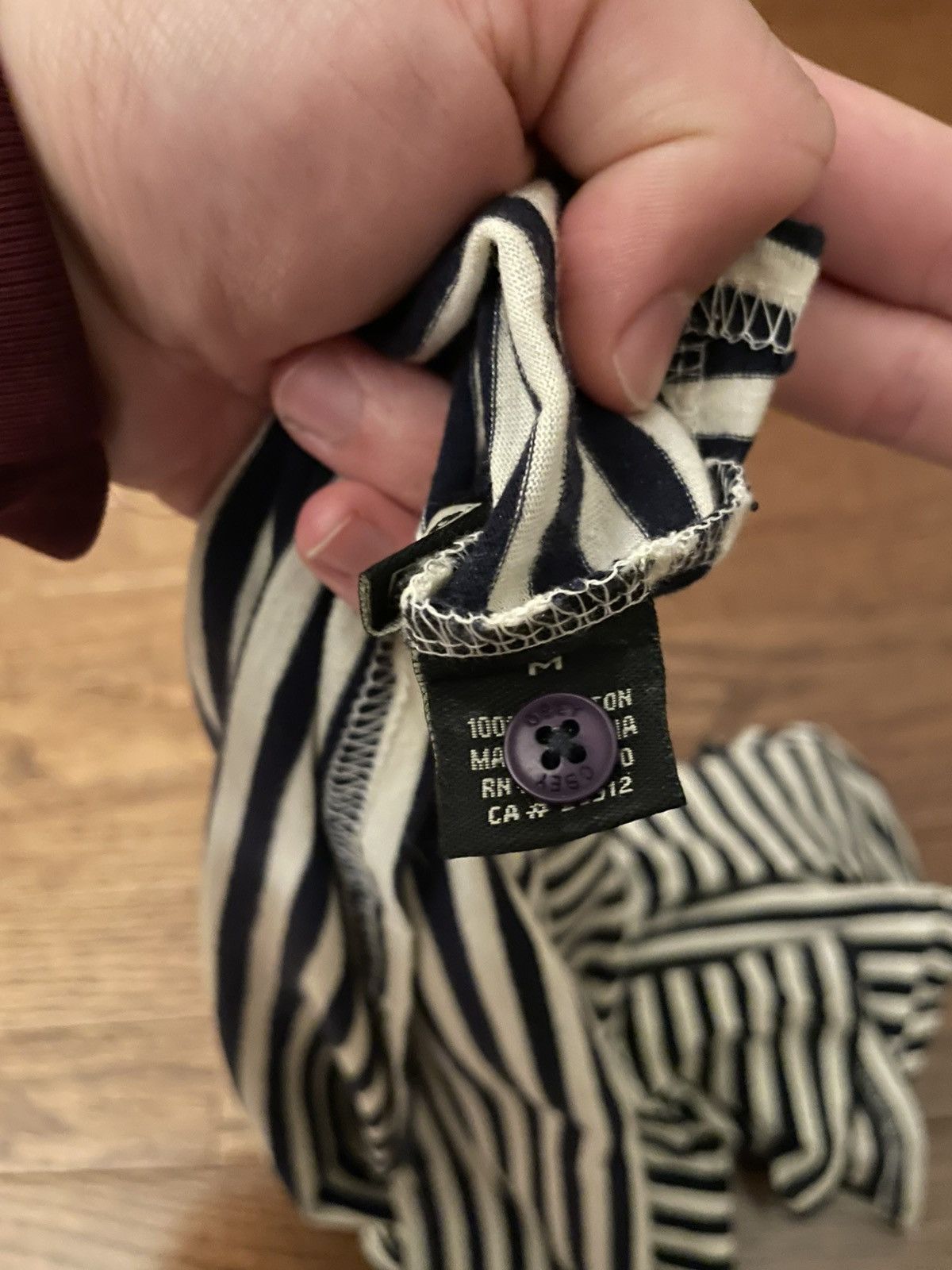 Obey × Vintage Striped Obey polo Size US M / EU 48-50 / 2 - 4 Thumbnail