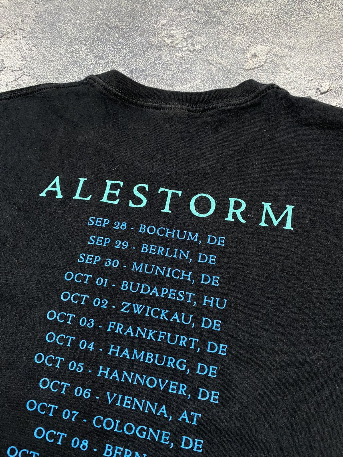 Band Tees ALESTORM Sea rabbit tour tshirt Size US L / EU 52-54 / 3 - 9 Thumbnail