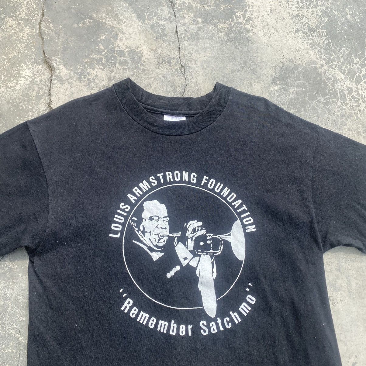Band Tees × Rap Tees × Vintage 1990s Louis Amstrong What A Wonderful World tee Size US M / EU 48-50 / 2 - 3 Thumbnail