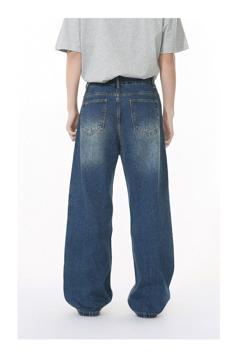 Vintage Men's distressed heavy-duty street straightripped jeans Size US 32 / EU 48 - 5 Thumbnail