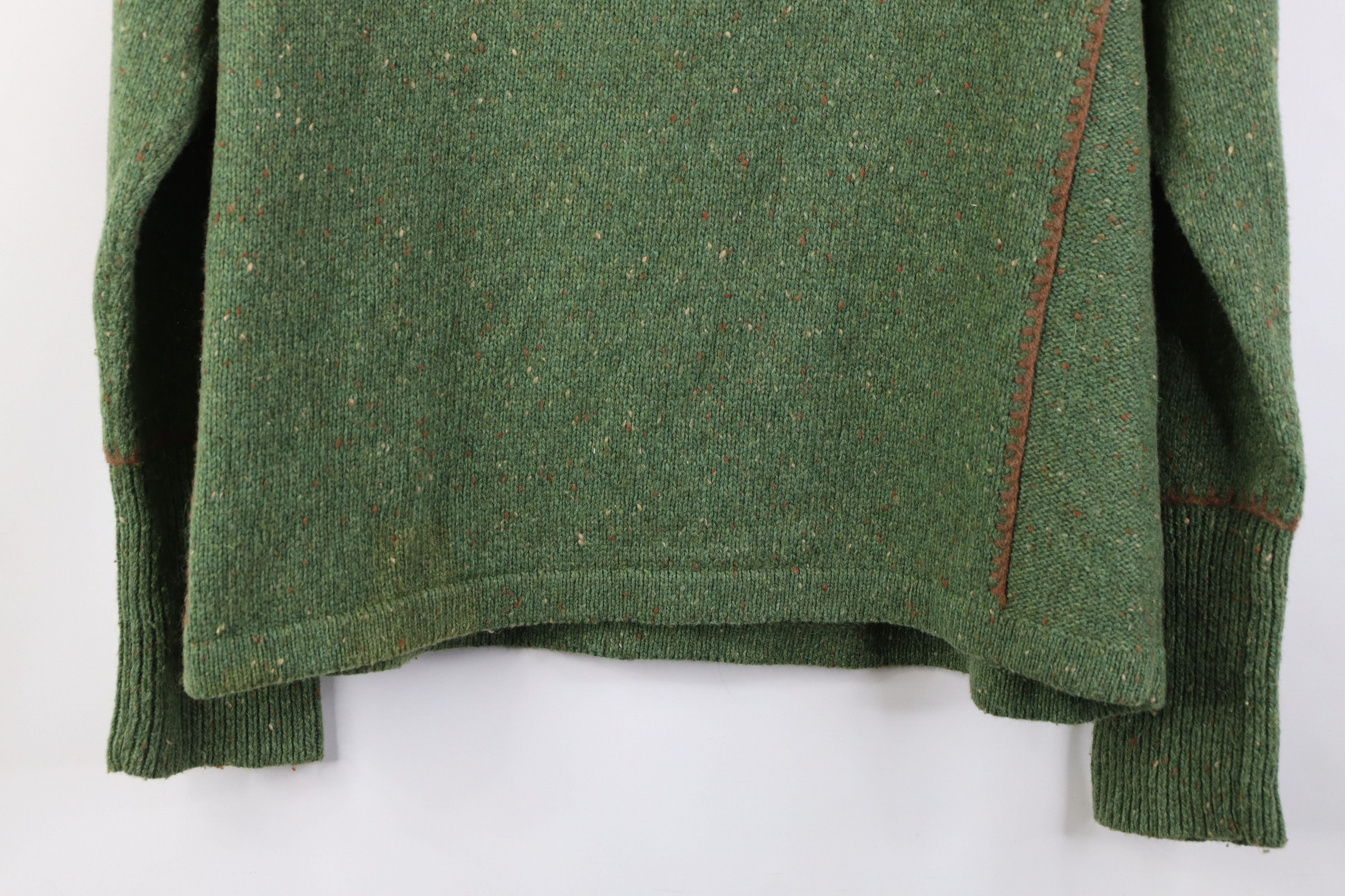 Woolrich Woolen Mills Vintage Woolrich Earth Tone Fleck Wool Blend Zip Sweater Size US L / EU 52-54 / 3 - 15 Thumbnail