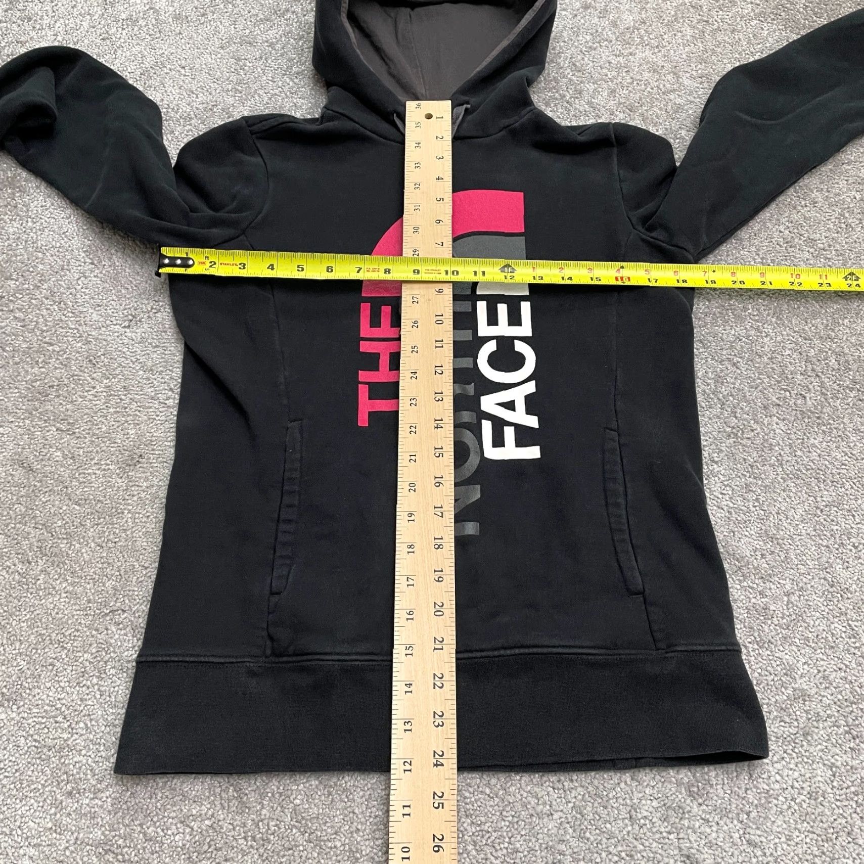 The North Face The North Face Hoodie Womens Small Black Graphic Outdoor Pullover Sweatshirt Size S / US 4 / IT 40 - 6 Thumbnail