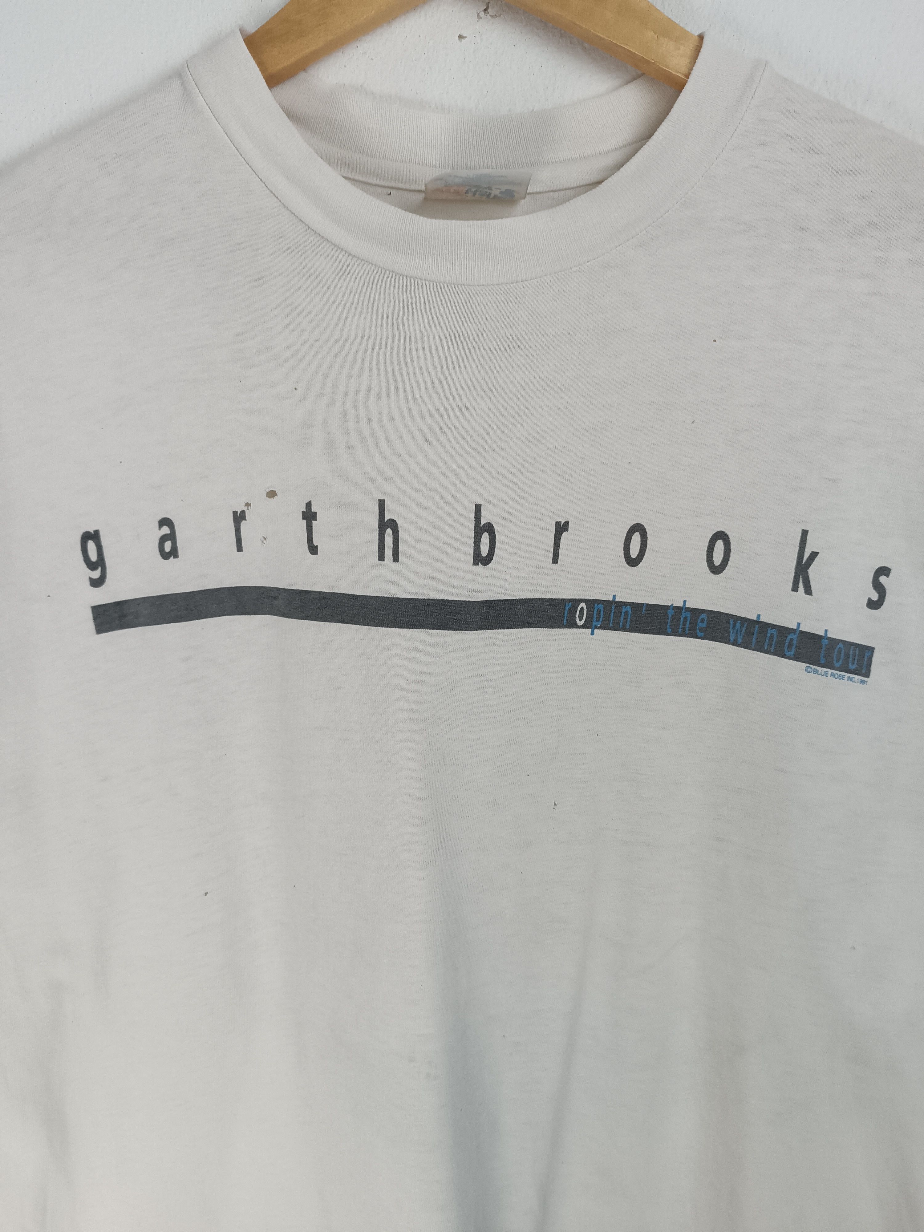 Band Tees THRASHED FADED VINTAGE 90'S GARTH BROOKS SHAMELESS COUNTRY Size US XL / EU 56 / 4 - 9 Thumbnail