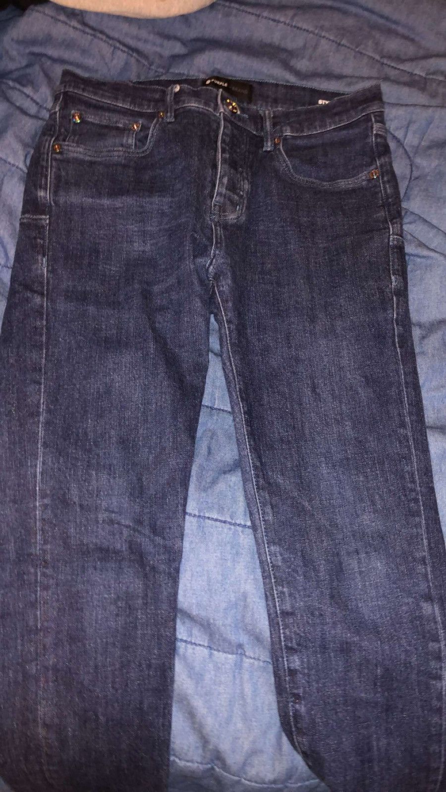 Image of Purple Brand Jeans in Blue, Men's (Size 33)