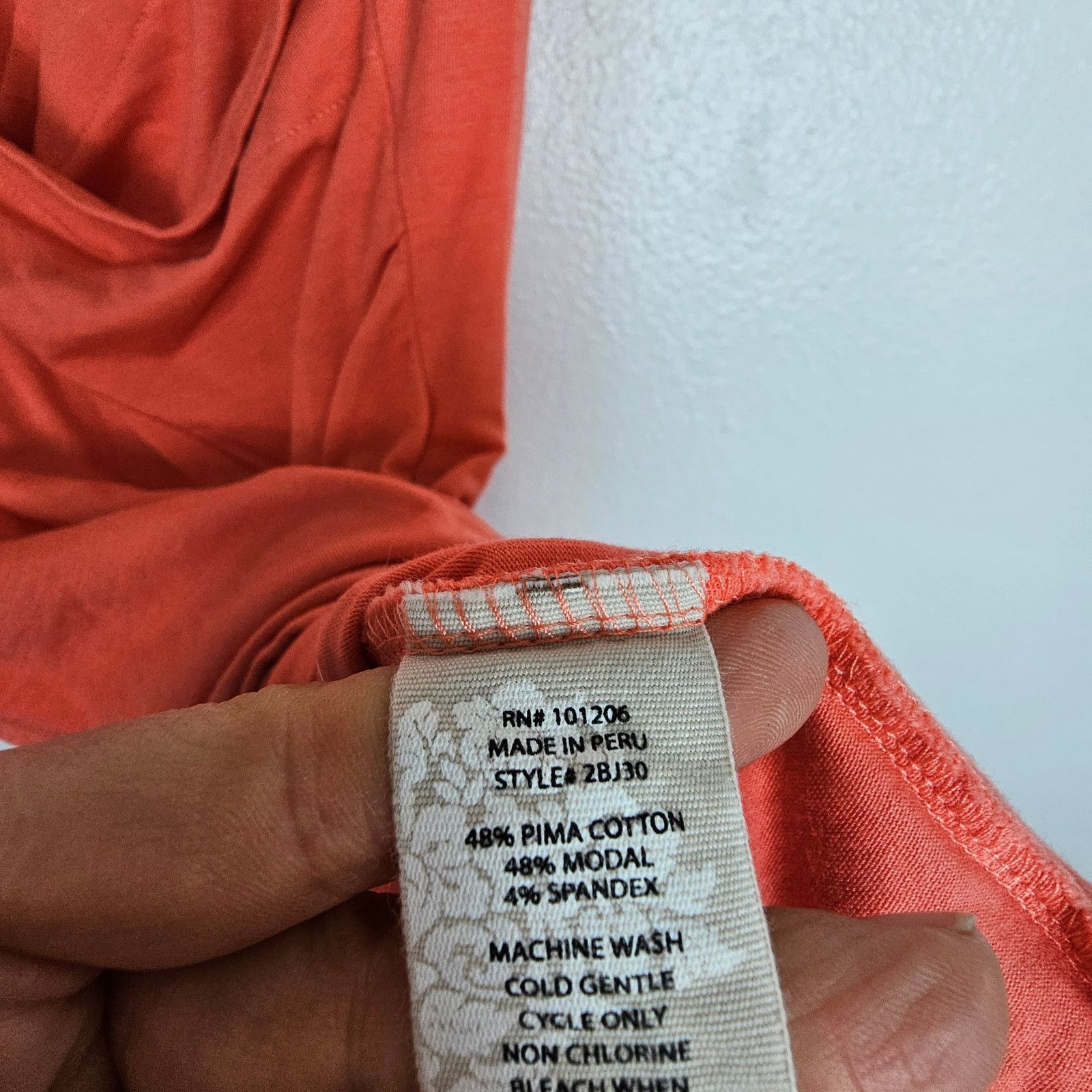 Soft Surroundings Soft Surroundings Blouse Orange Tank Top Surplice Shirt M Size M / US 6-8 / IT 42-44 - 6 Thumbnail