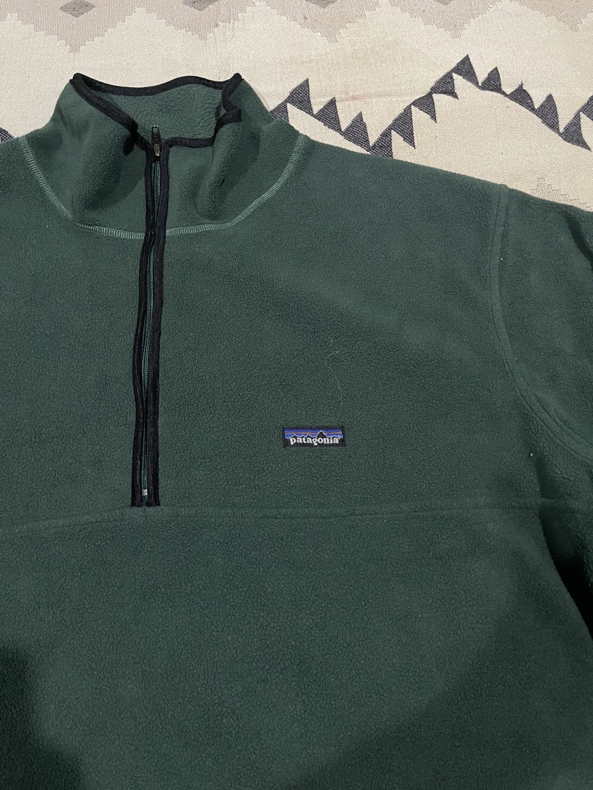 Patagonia 90s PATAGONIA SYNCHILLA HALF ZIPPER FLEECE SWEATER Size US L / EU 52-54 / 3 - 5 Thumbnail