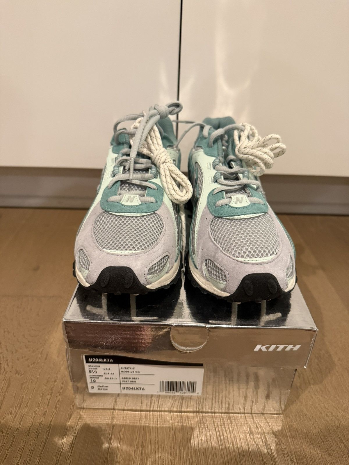 Kith × New Balance New Balance 204L Kith Bluebell Green Silver Size 8.5 Size US 8.5 / EU 41-42 - 2 Thumbnail