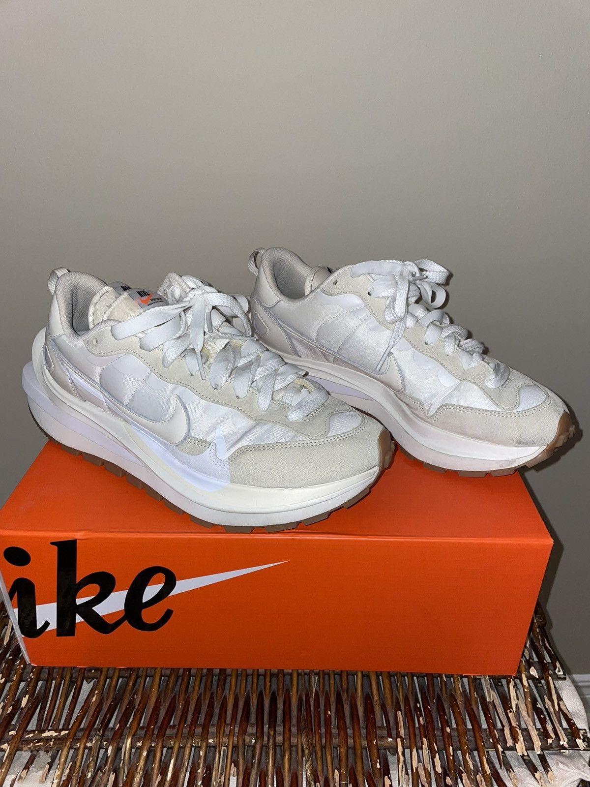 Nike × Sacai Nike Sacai Vaporwaffle “Sail Gum” Size US 10.5 / EU 43-44 - 1 Thumbnail