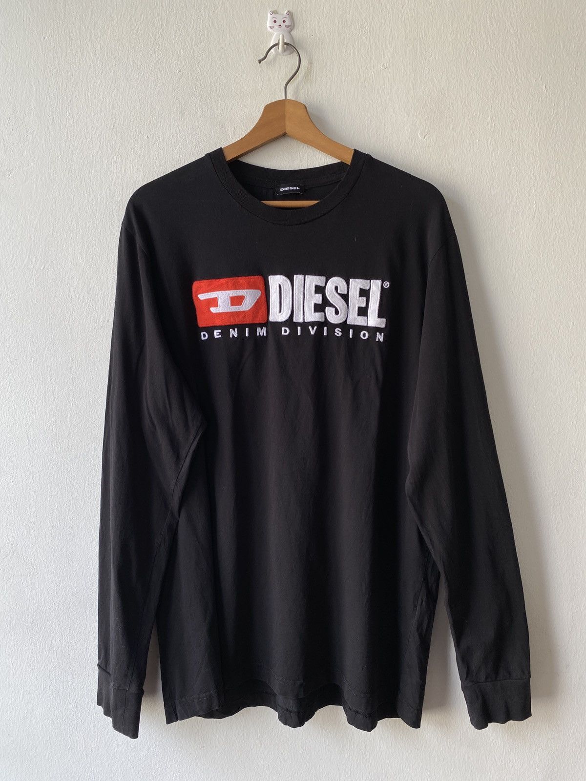 Diesel × Diesel Black Gold Diesel D Logo Denim Division Long Sleeve Shirt Size US L / EU 52-54 / 3 - 4 Thumbnail