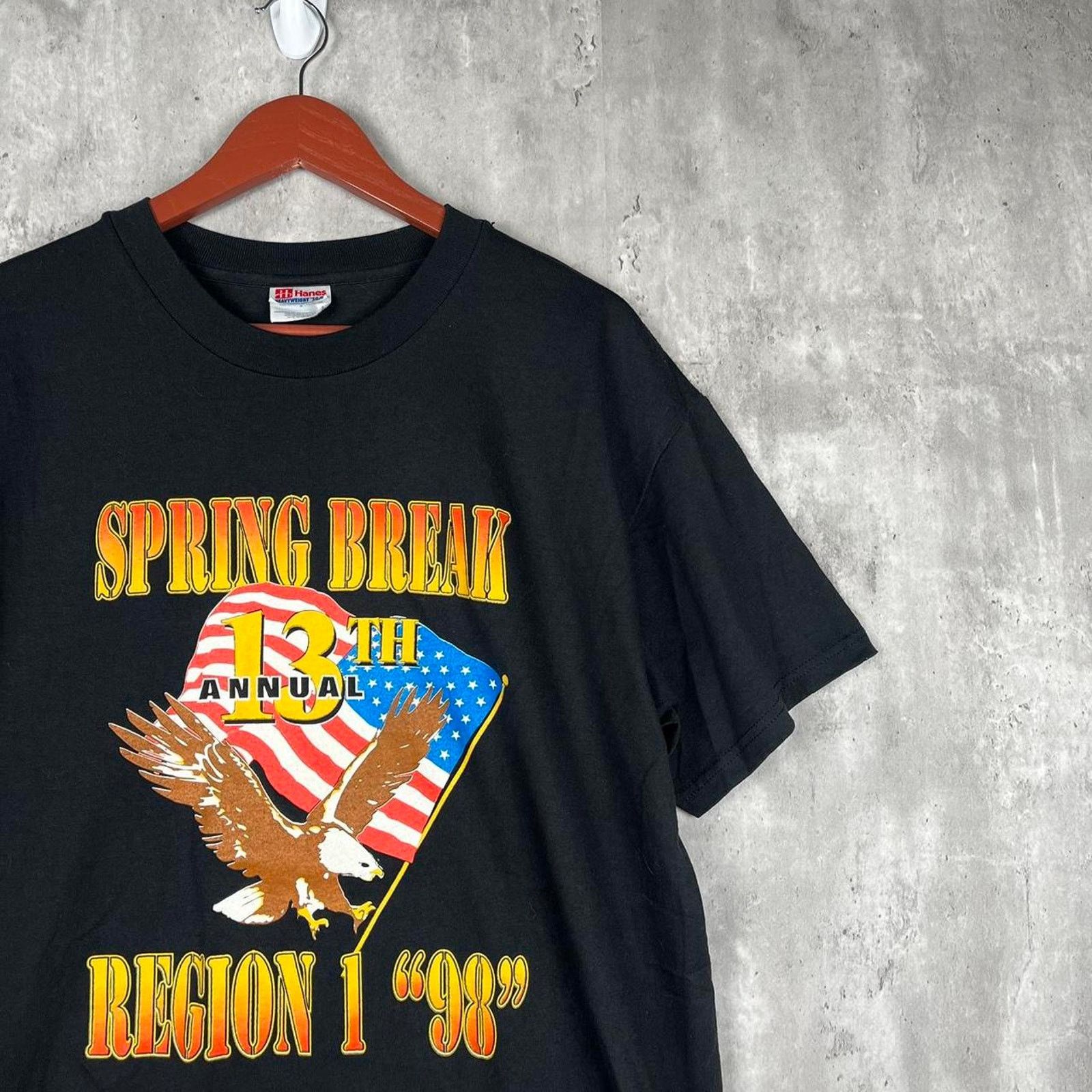 Harley Davidson × Vintage Vintage 1998 USA Eagle Graphic Tshirt Size US L / EU 52-54 / 3 - 2 Thumbnail