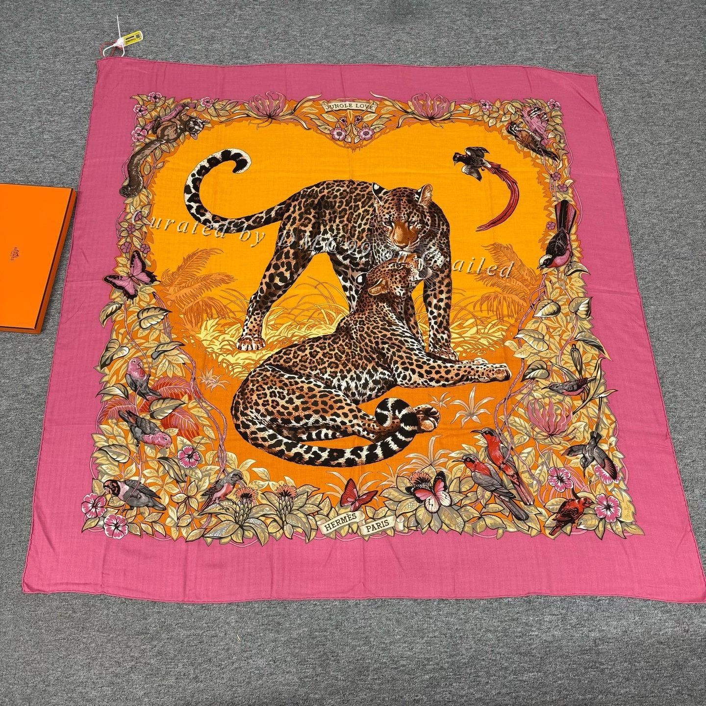 Hermes Hermes Jungle Love Cashmere Silk Scarf Size ONE SIZE - 1 Thumbnail
