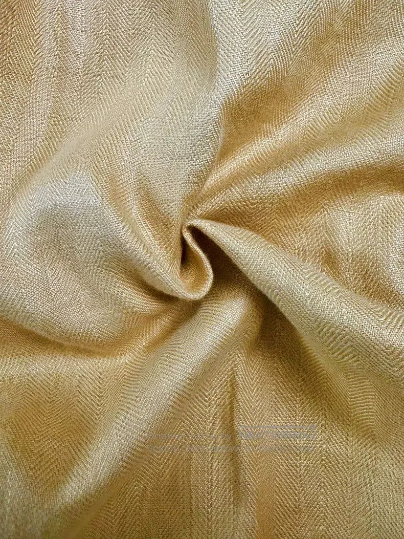 Hermes Hermes Solid Side-Buttoned Linen Straight Leg Casual Pants Size 26" / US 2 / IT 38 - 8 Thumbnail