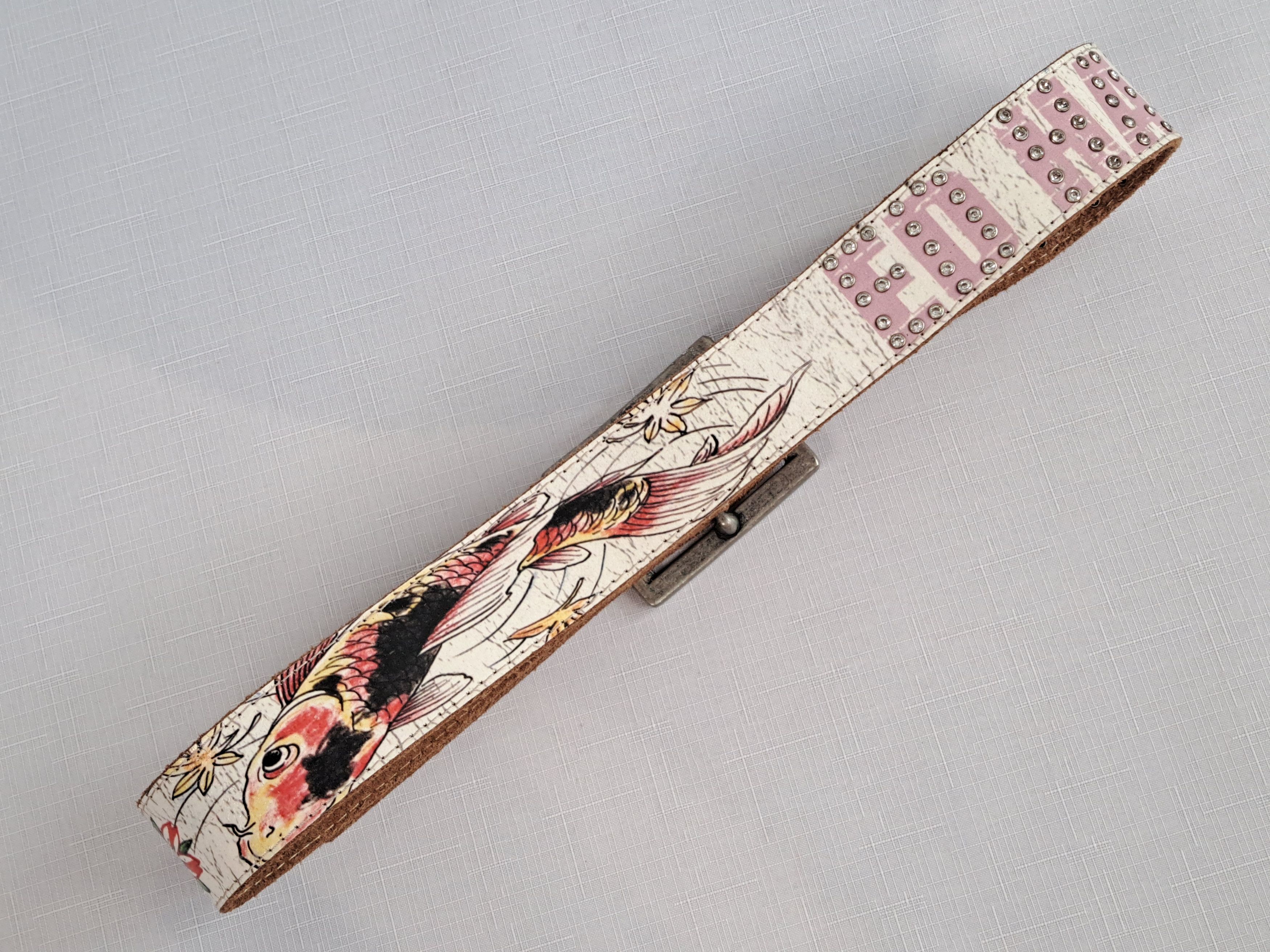 Ed Hardy ED HARDY Koi fish leather belt. Size S Size ONE SIZE - 7 Thumbnail