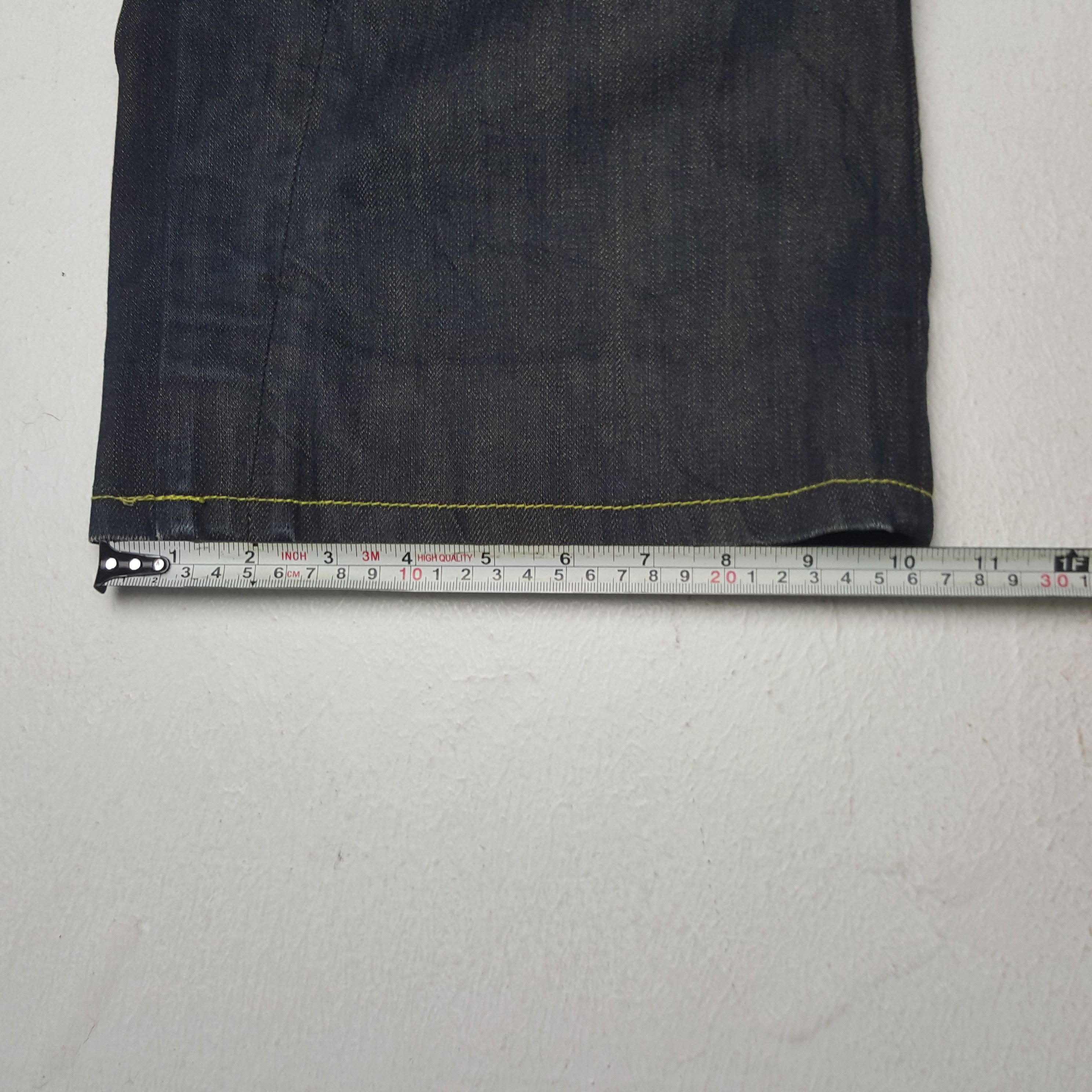 Ed Hardy × Vintage Vintage Ed Hardy Snake Design Denim Jeans Size US 38 / EU 54 - 11 Thumbnail