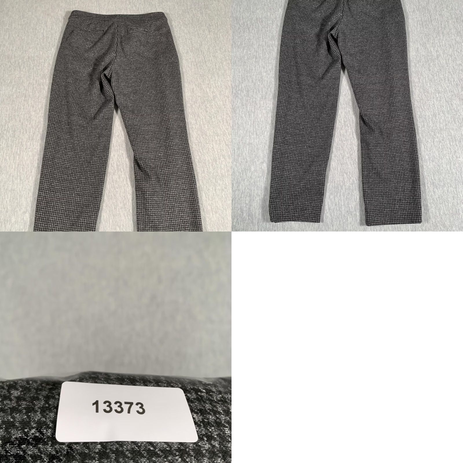 Banana Republic Banana Republic Pants Womens 10 Gray Check Straight Leg Lined Stretch Dressy Size 32" / US 10 / IT 46 - 9 Thumbnail