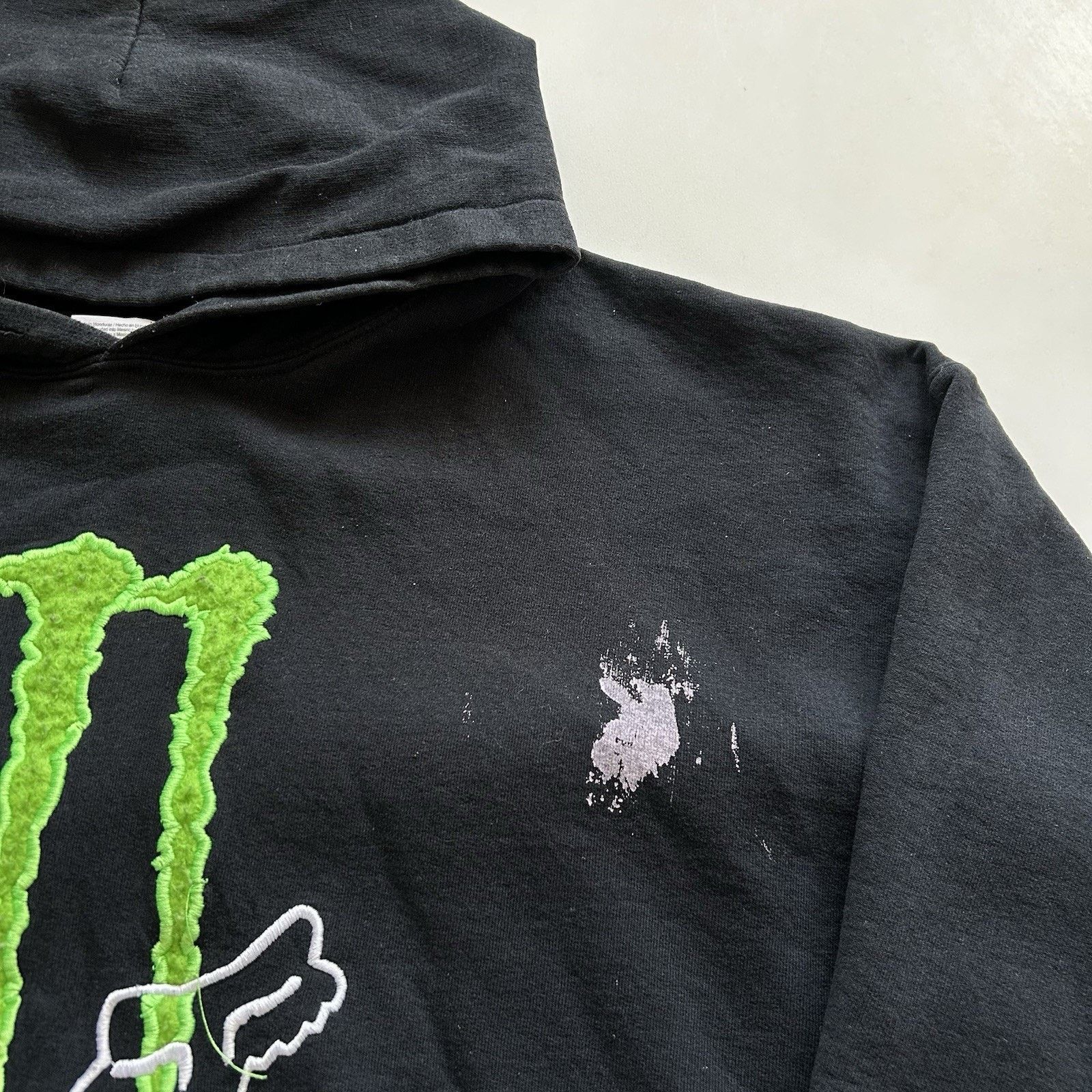 Fox Racing Vintage Y2K Fox Racing Monster Energy Hoodie XL Boxy Faded Size US XL / EU 56 / 4 - 3 Thumbnail