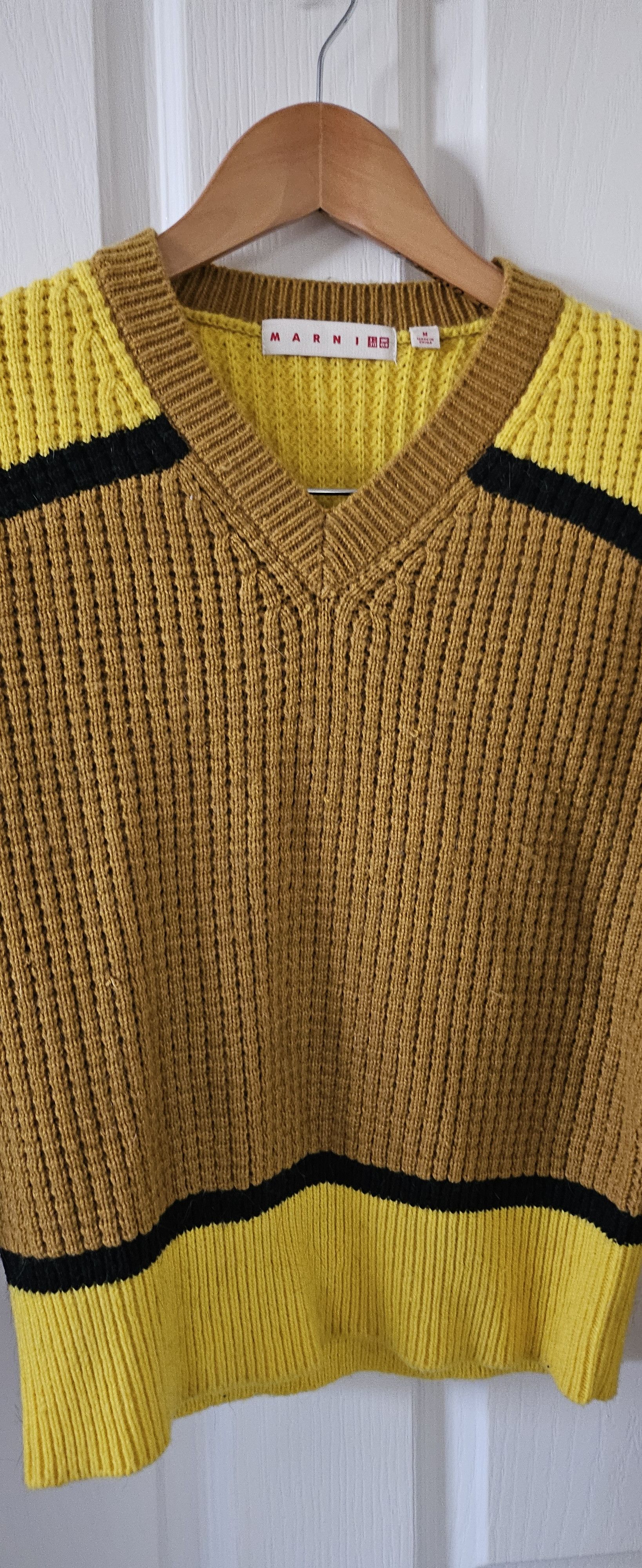 Marni × Uniqlo Uniqlo x Marni Yellow popcorn sweater Size L / US 10 / IT 46 - 2 Thumbnail