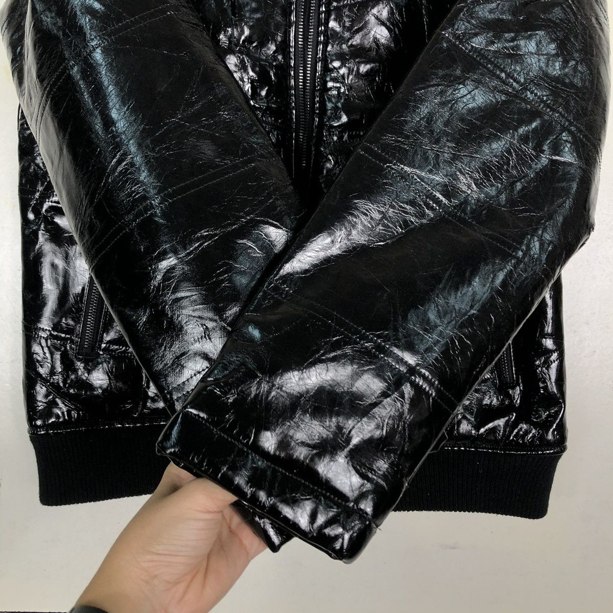 In The Attic Vtg Biker Jacket Punk Design In The Attic Japan IsseyMiyake Size US M / EU 48-50 / 2 - 13 Thumbnail