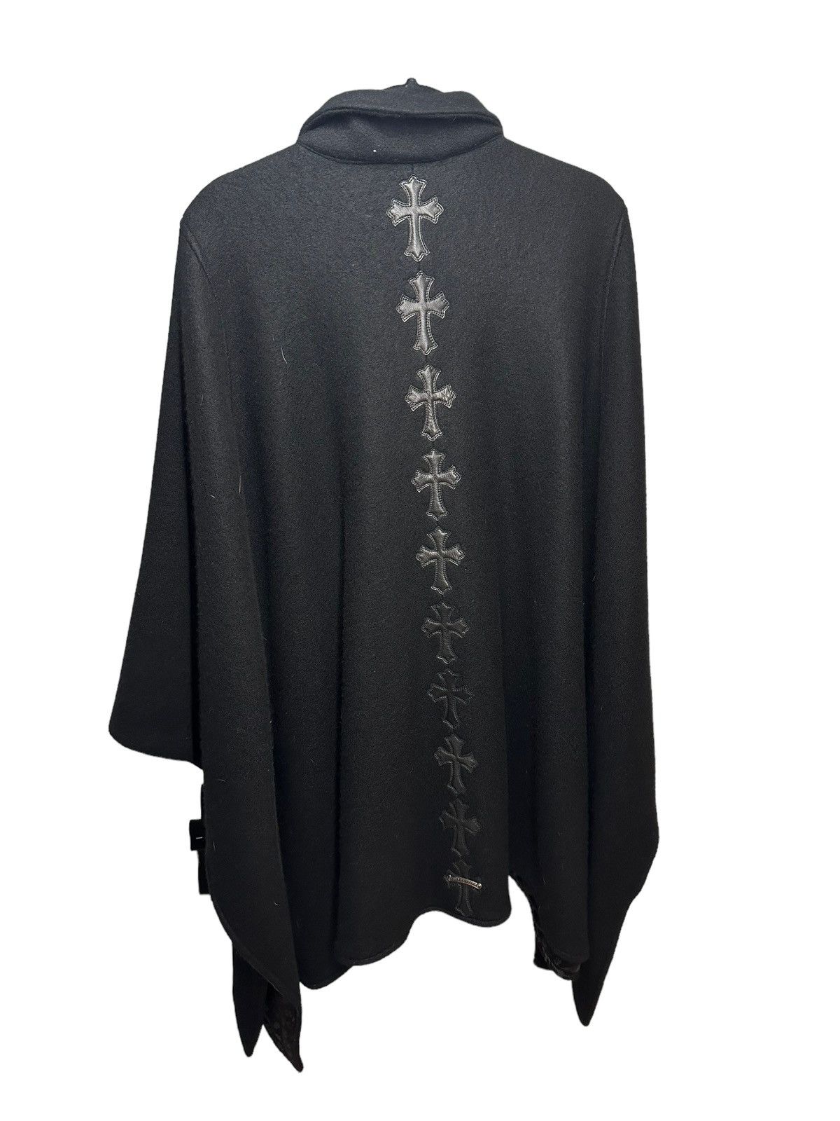 Chrome Hearts RARE Chrome Hearts Cashmere Cloak w Patches Down the Spine Size US S / EU 44-46 / 1 - 5 Thumbnail