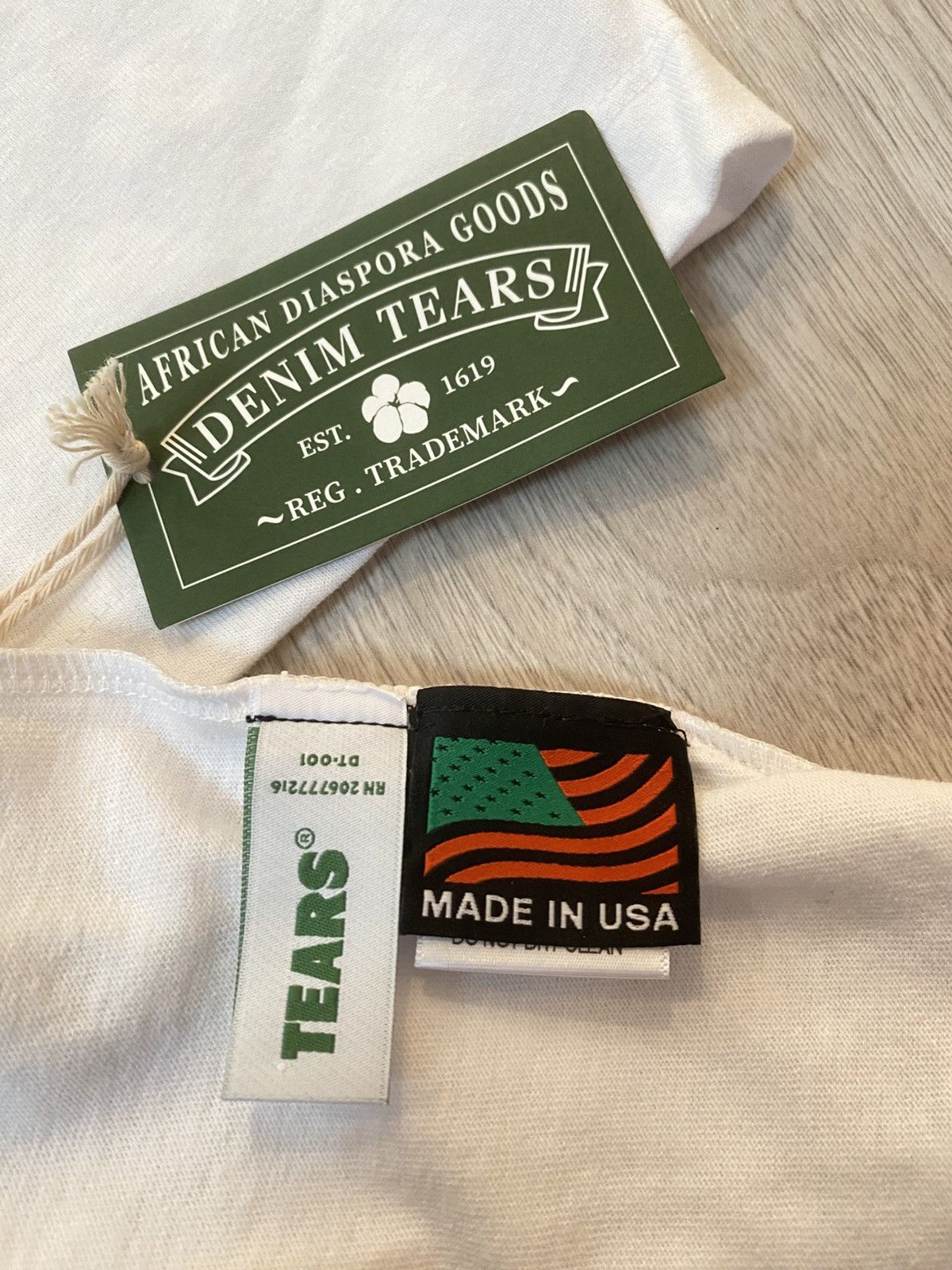 DENIM TEARS Denim Tears America Sportswear Tee SS24 Size US L / EU 52-54 / 3 - 5 Thumbnail