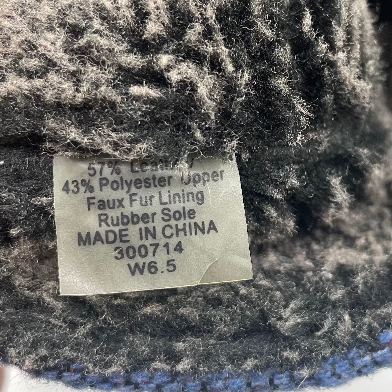 Toms TOMS Nepal Boots Aztec Black Leather Faux Fur Lined Sock 6.5 Size US 6.5 / IT 36.5 - 7 Thumbnail